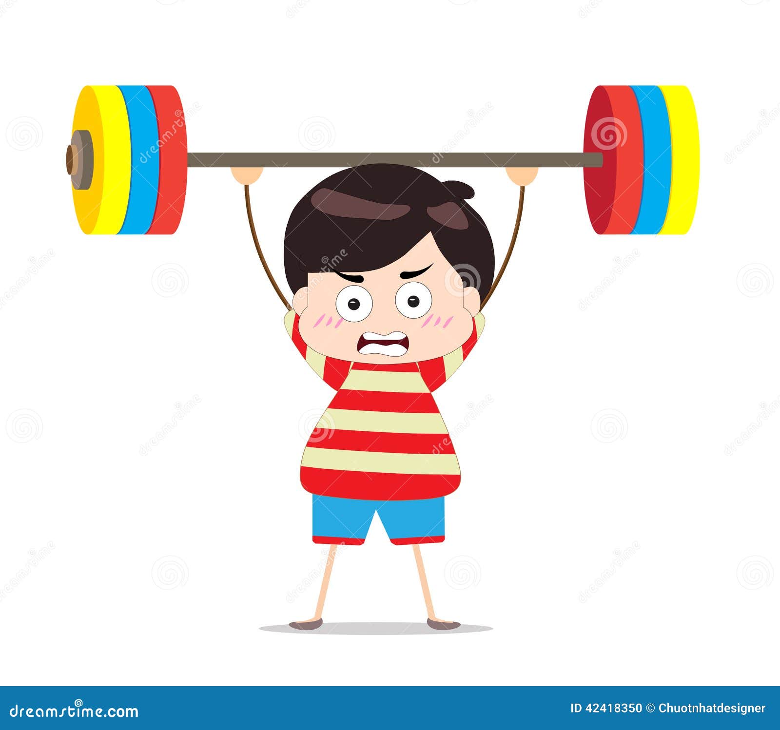 clipart man lifting weights - photo #42