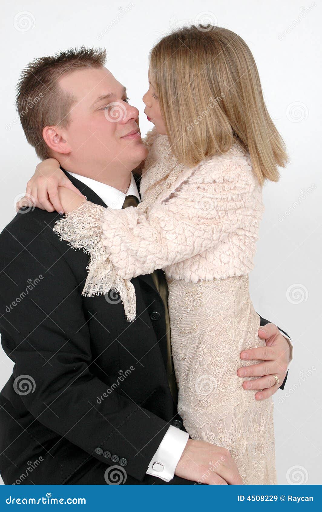 Kisses Daddy Royalty Free Stock Images Image 4508229