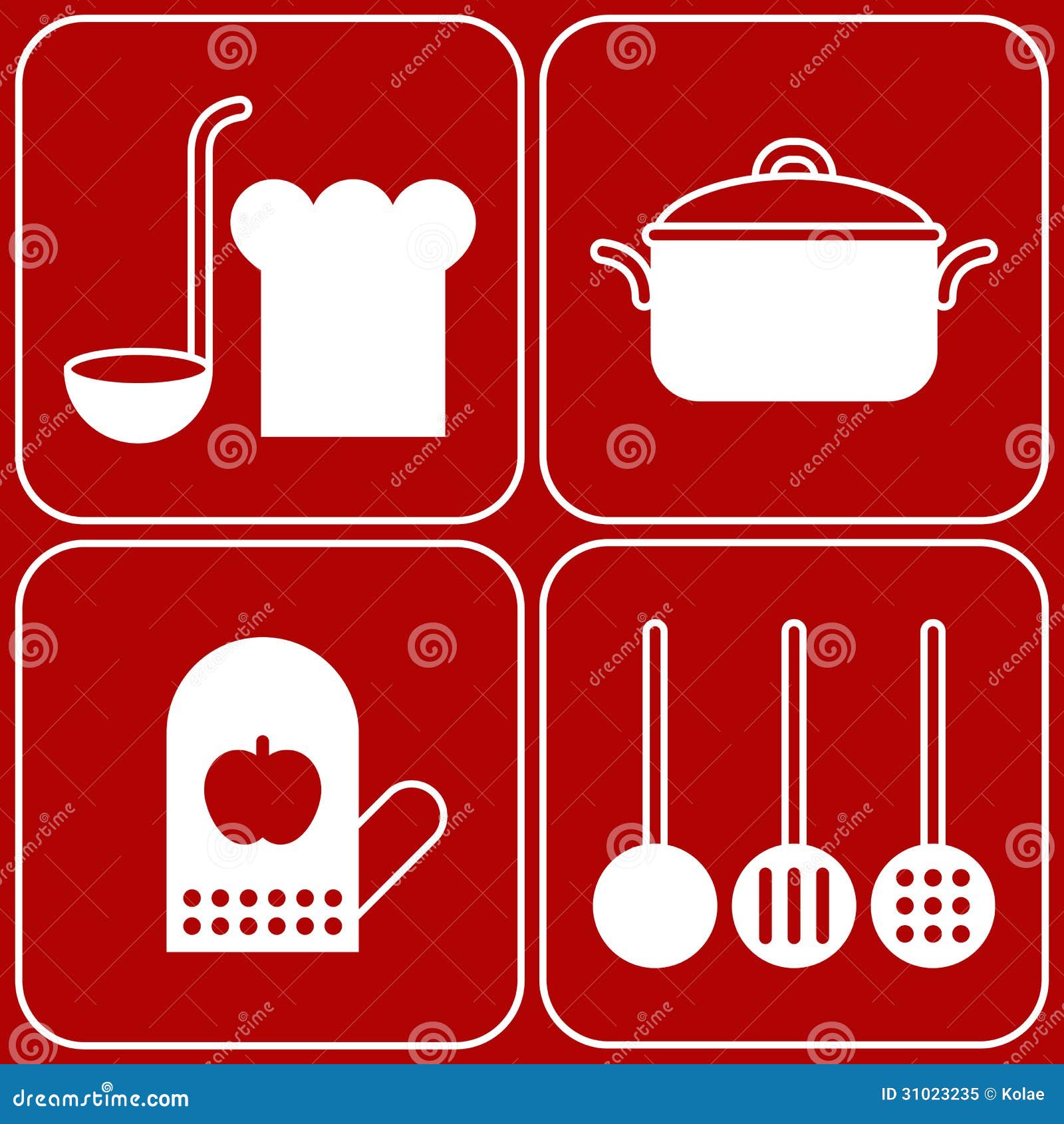 Kitchen Symbols Royalty Free Stock Photo - Image: 31023235