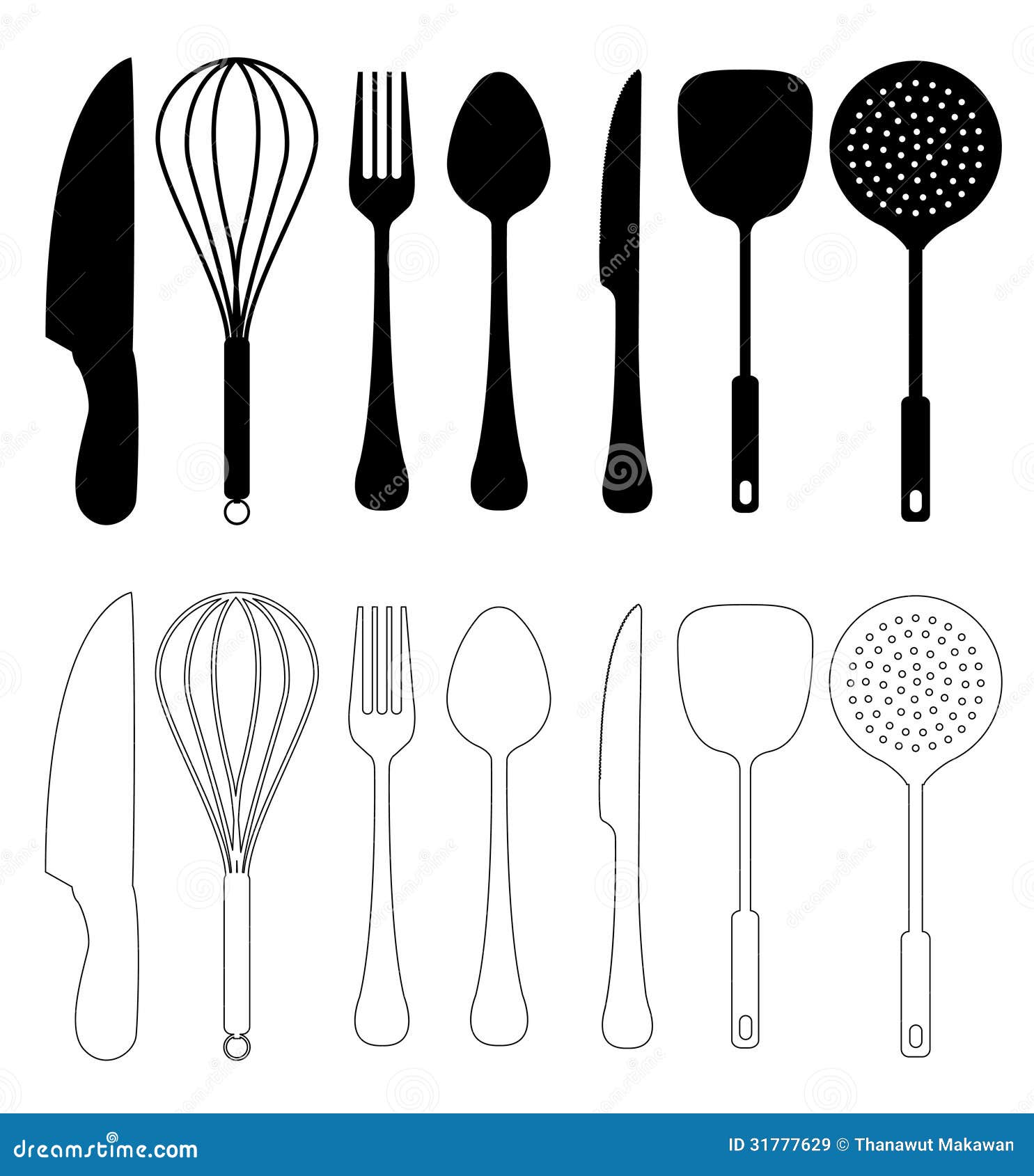 kitchen silhouette clip art - photo #39