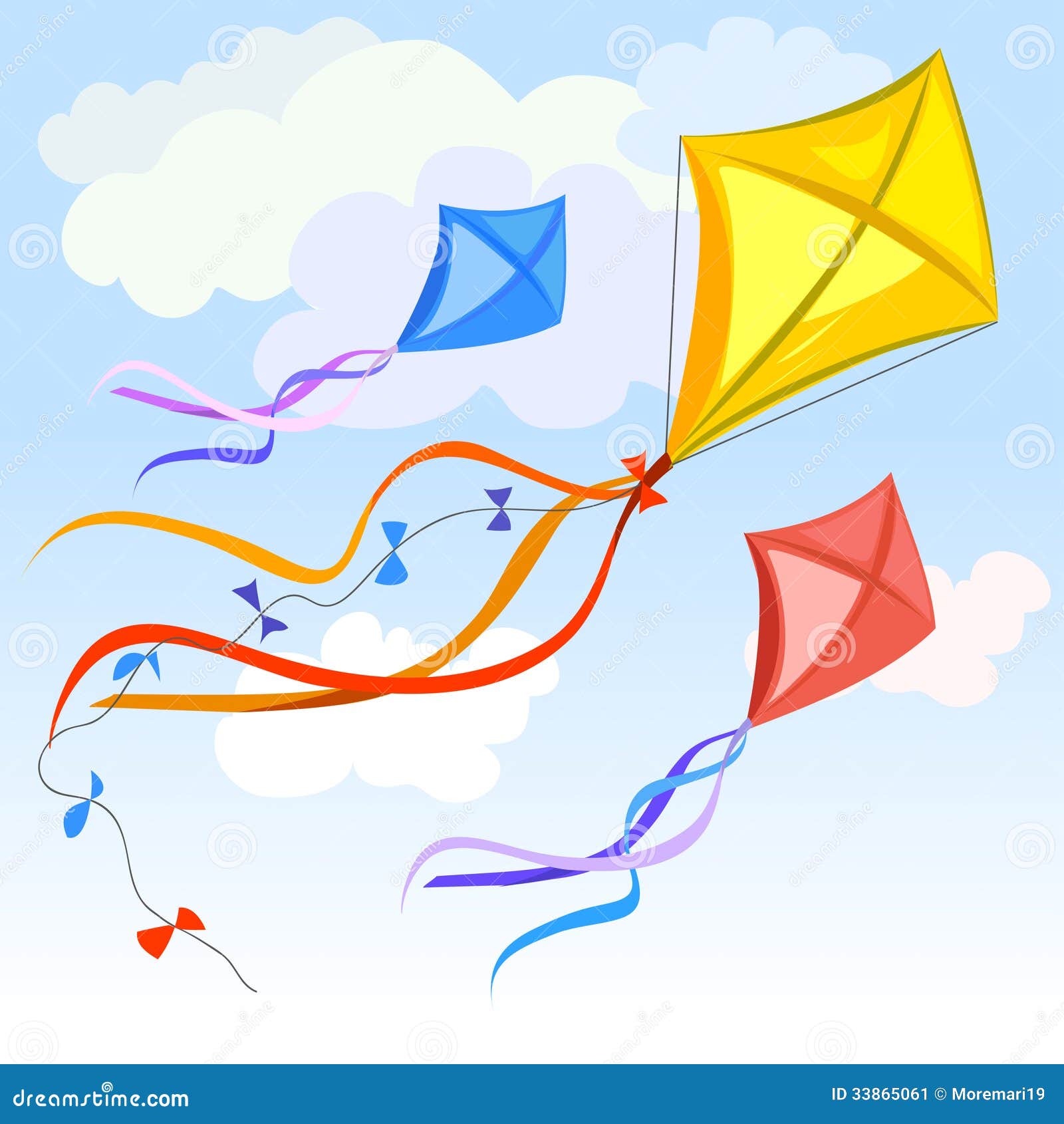 rainbow kite clip art - photo #39