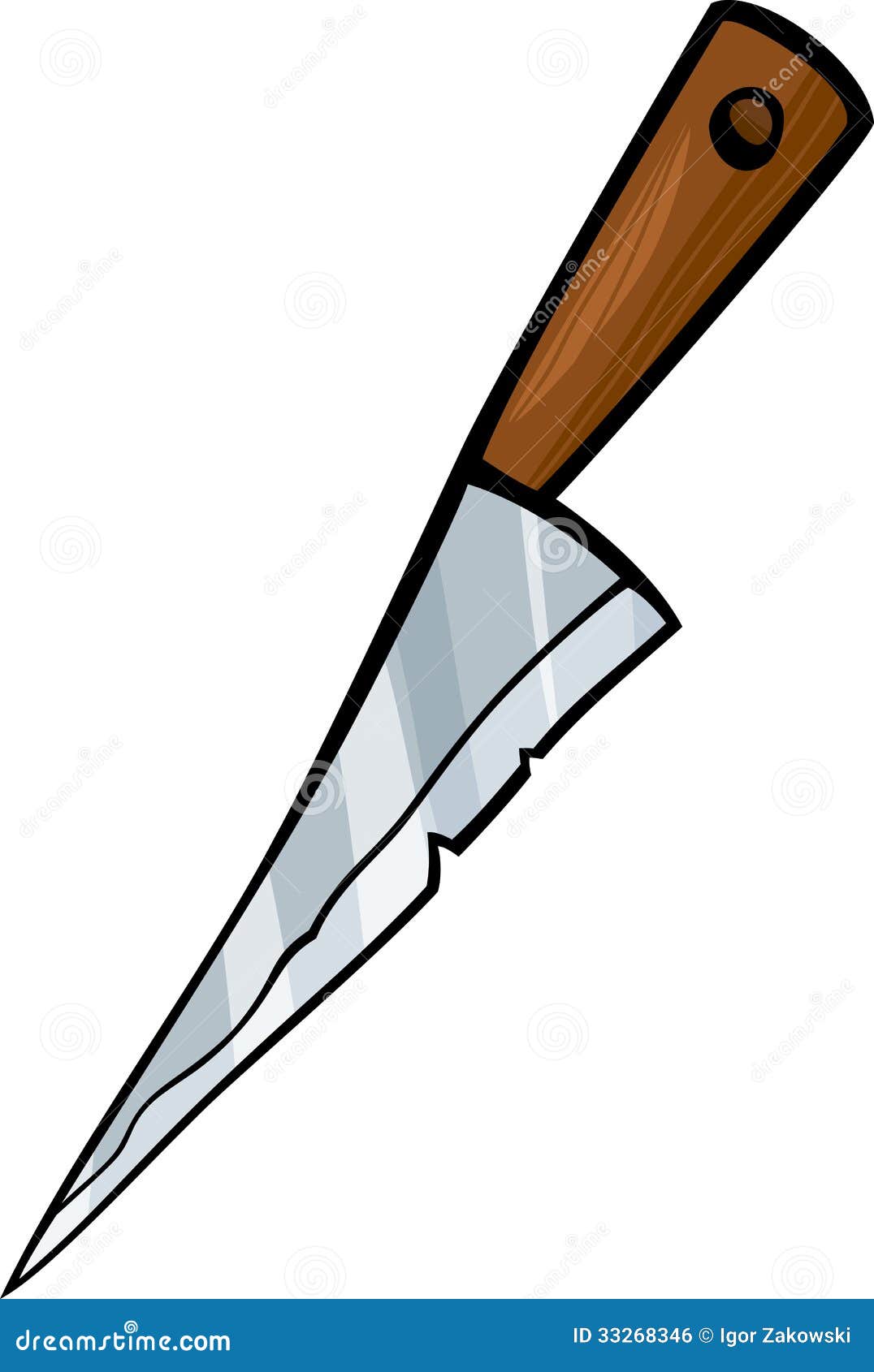 Knife Clip Art Cartoon Illustration Royalty Free Stock Image - Image