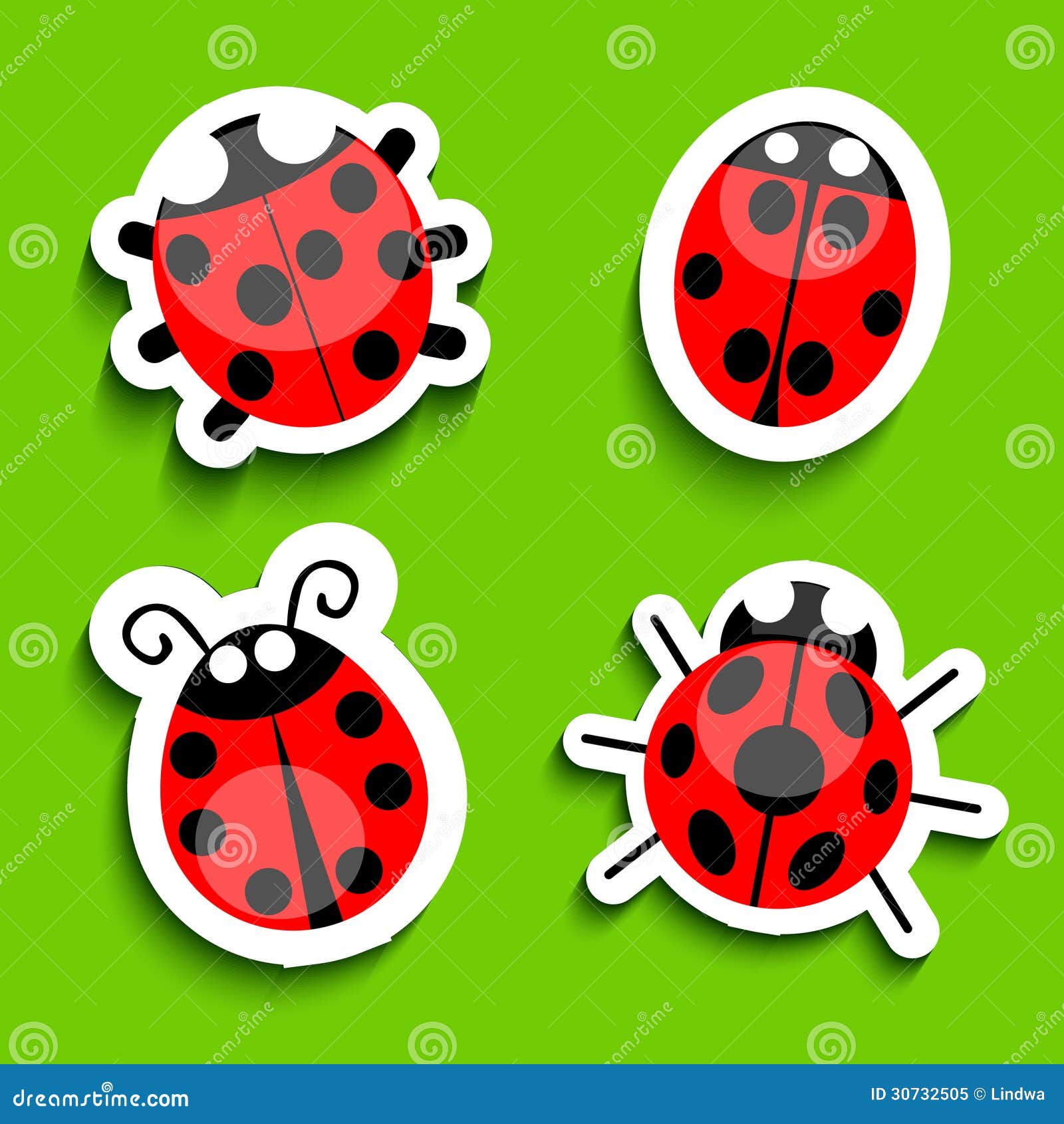 green ladybug clipart - photo #50