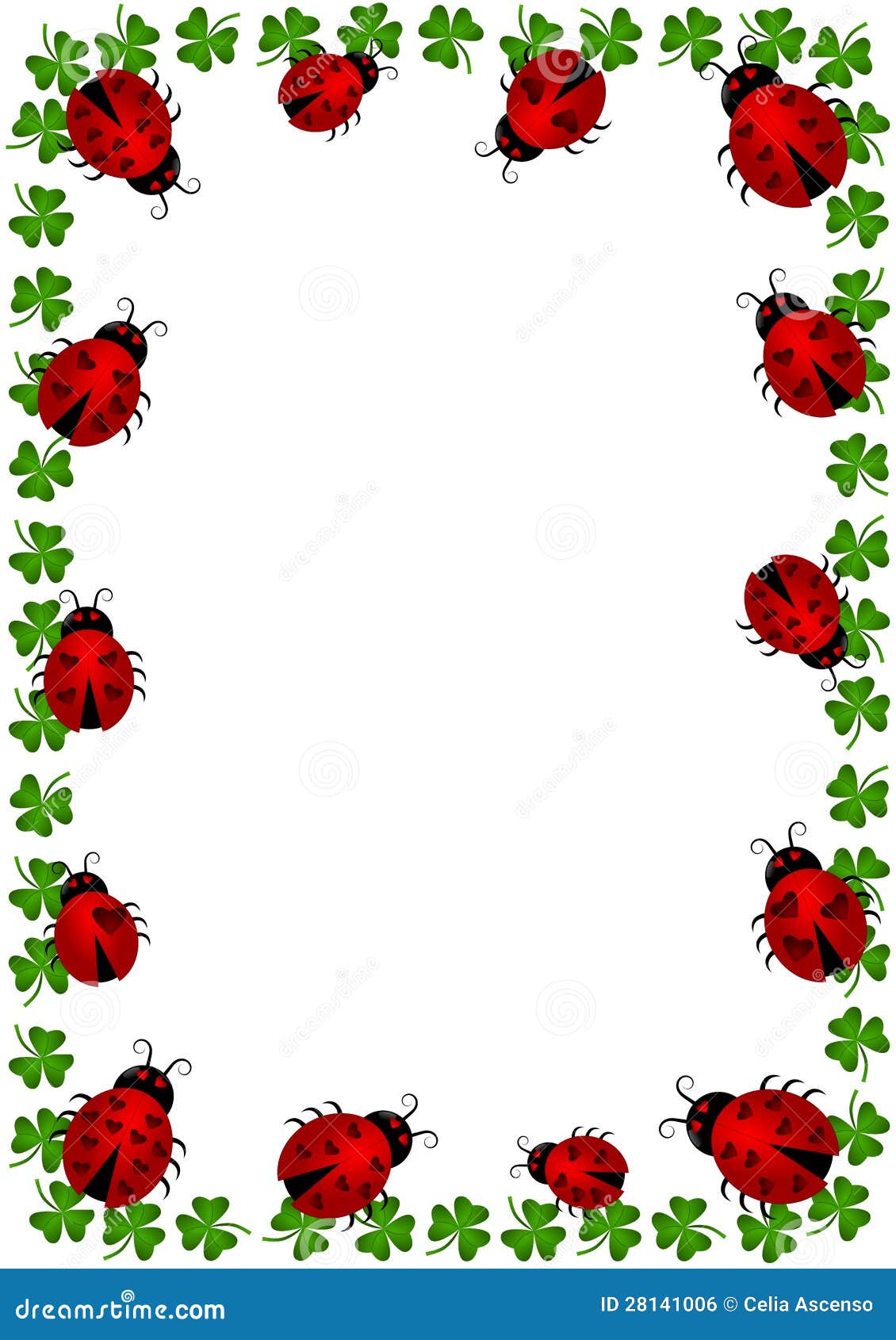ladybug border clip art - photo #6