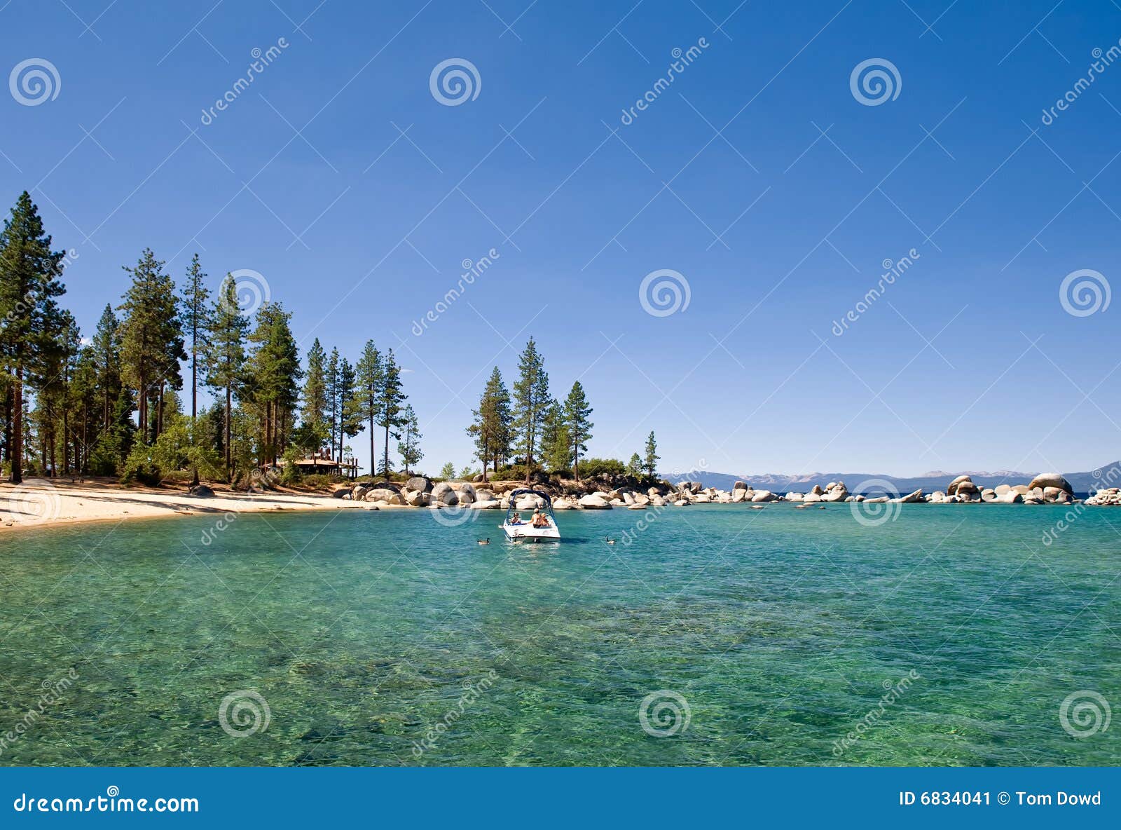 Scenic view of Lake Tahoe, California and Nevada, U.S.A.