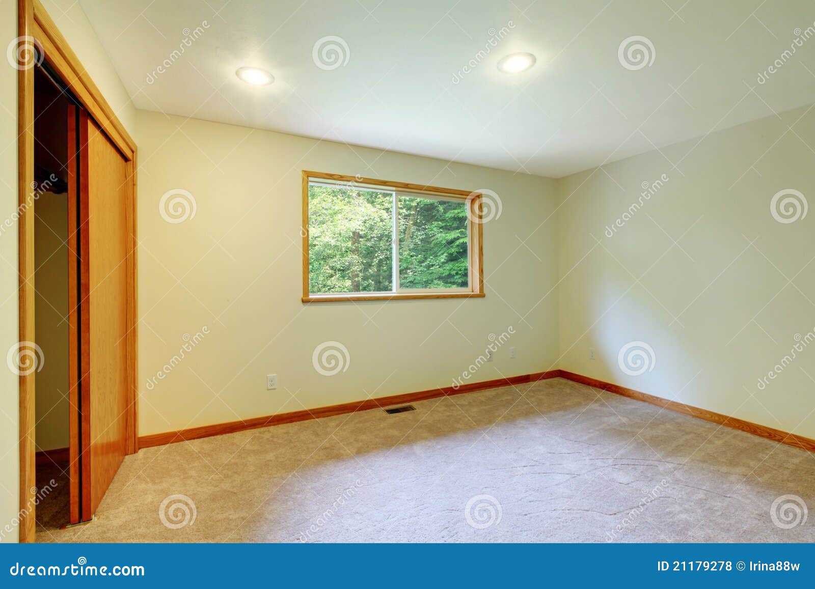 Empty Living Room Clipart