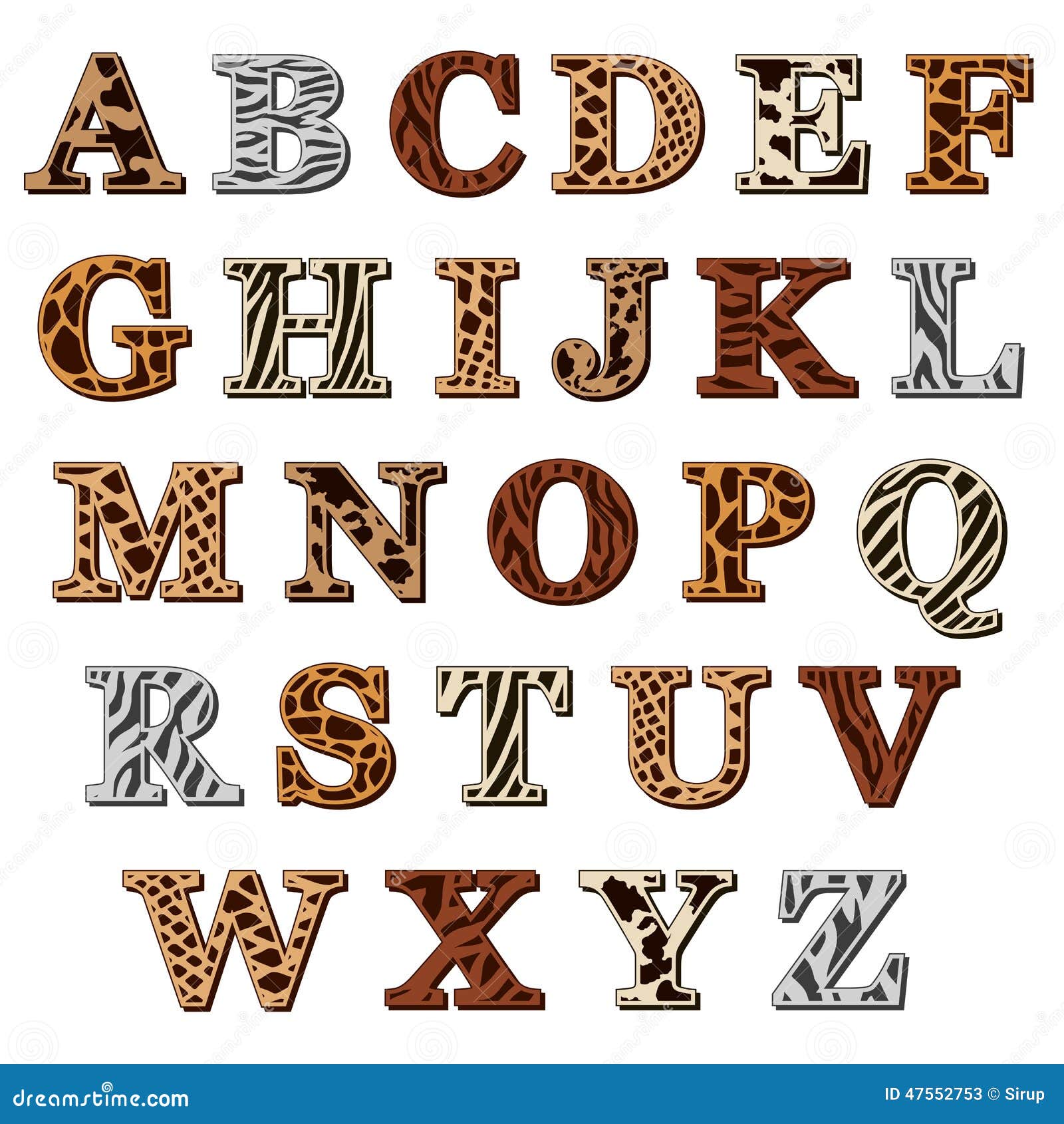 free clip art animal letters - photo #41