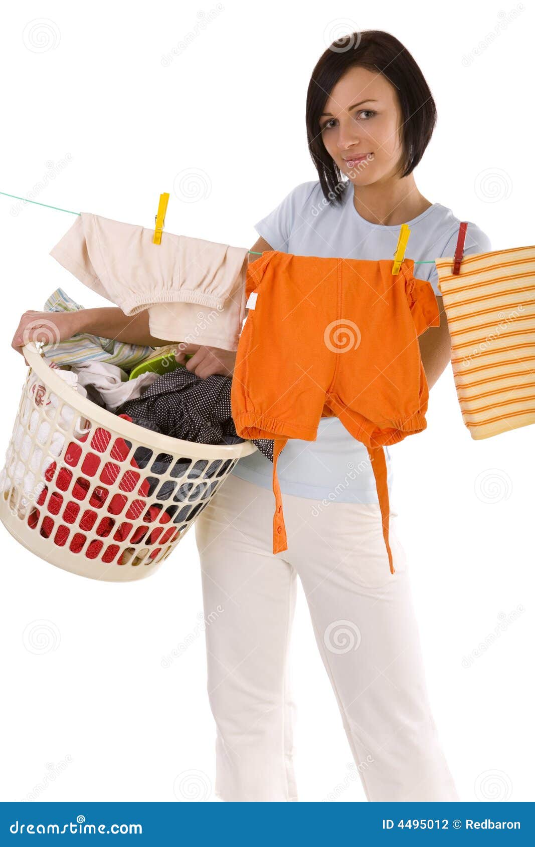 Laundry Day Stock Photography Image 4495012
