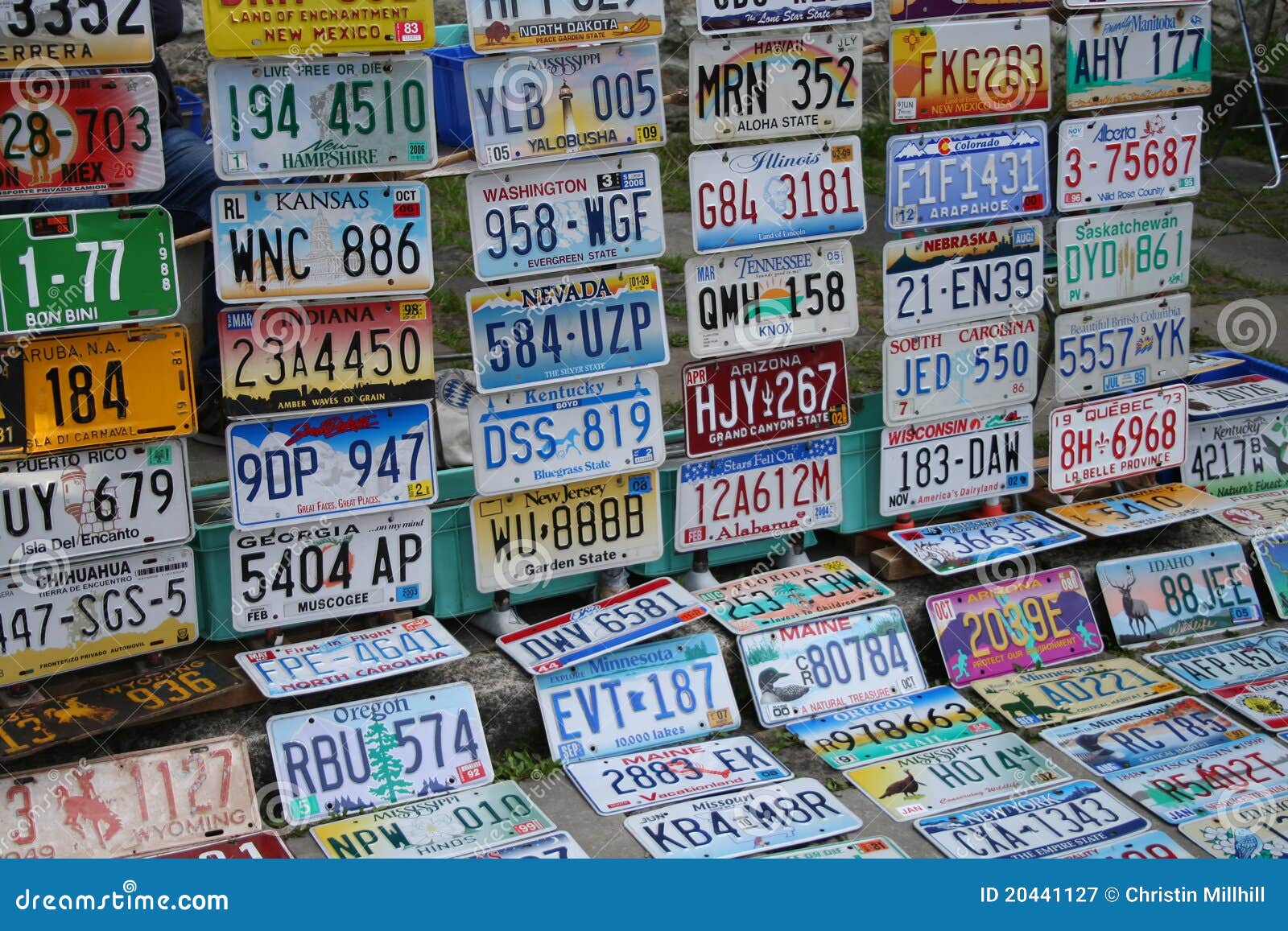 License Plates Editorial Photography - Image: 20441127