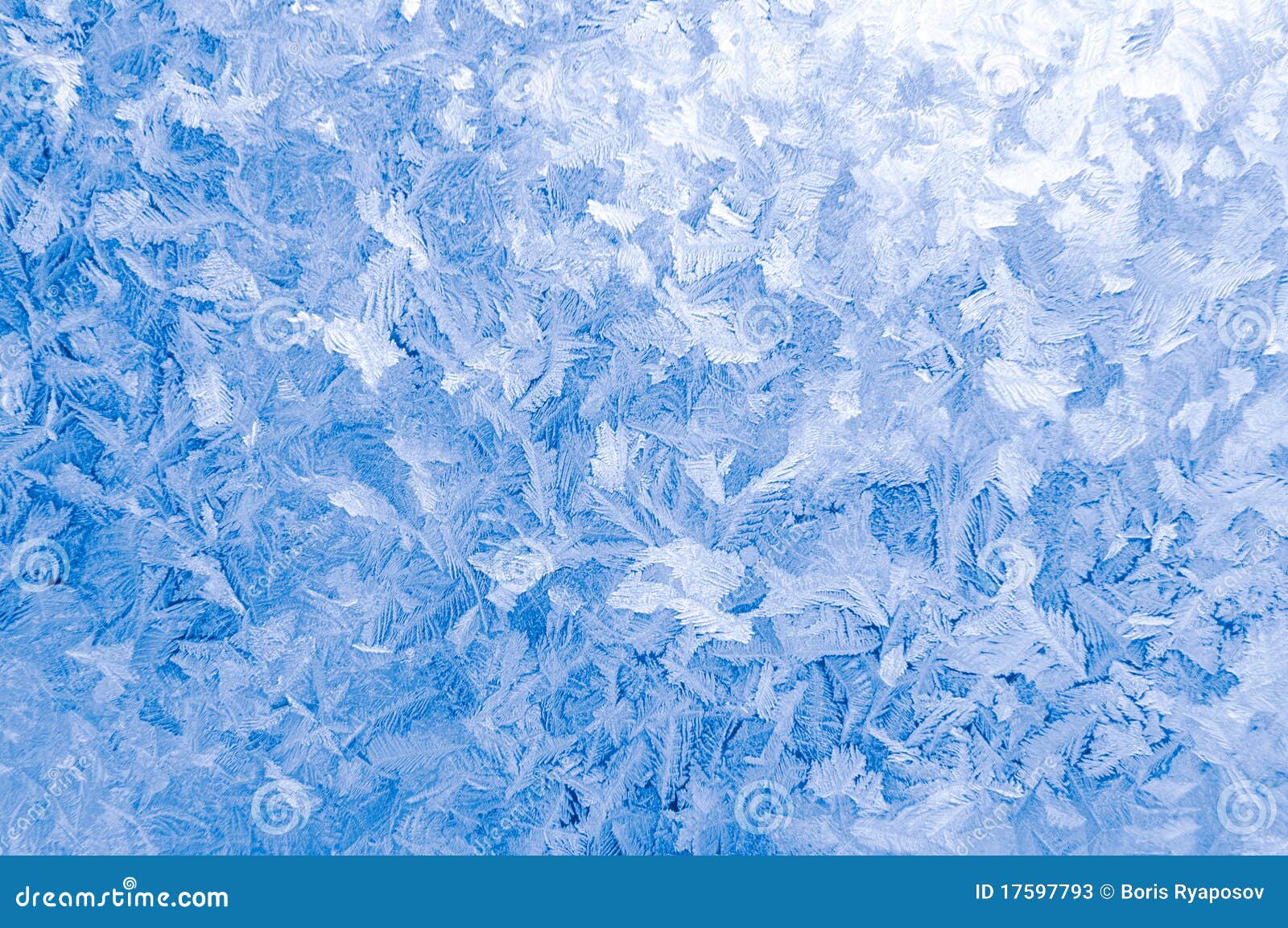 Light Blue Frozen Window Glass Stock Photos  Image: 17597793