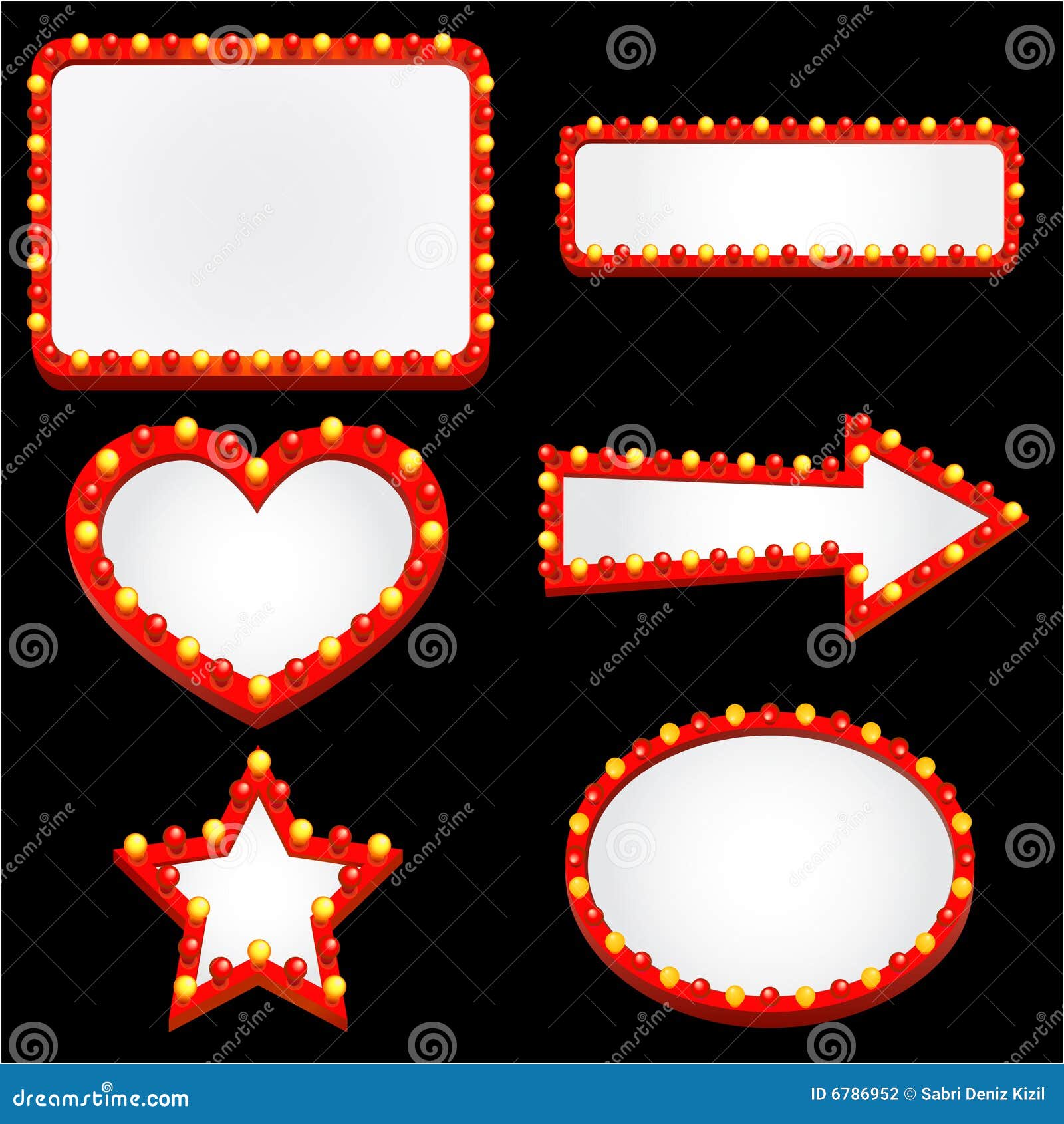Casino signs vector