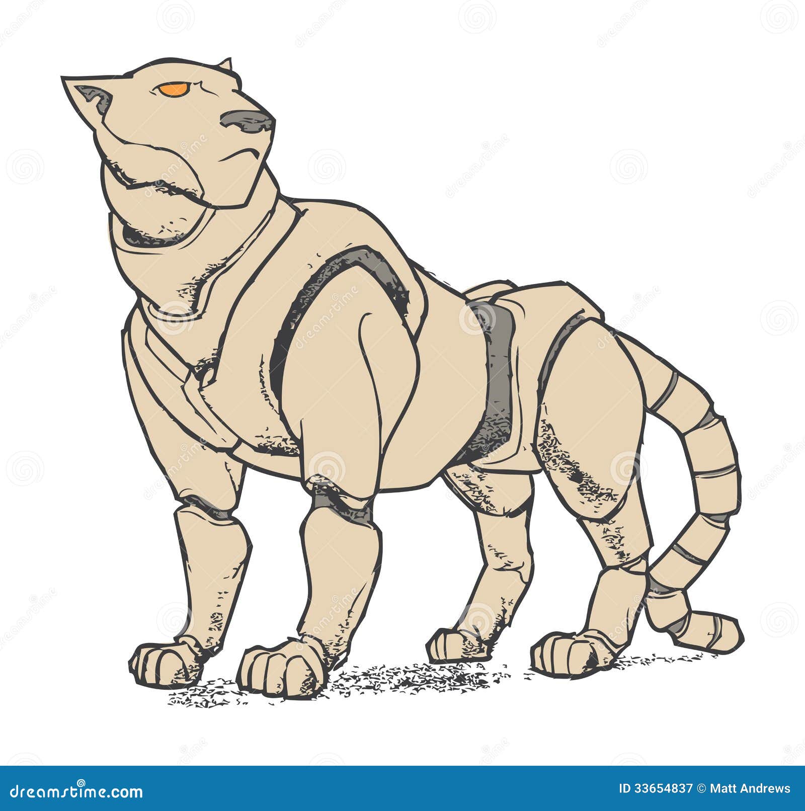 Lioness Robot Royalty Free Stock Photography  Image: 33654837