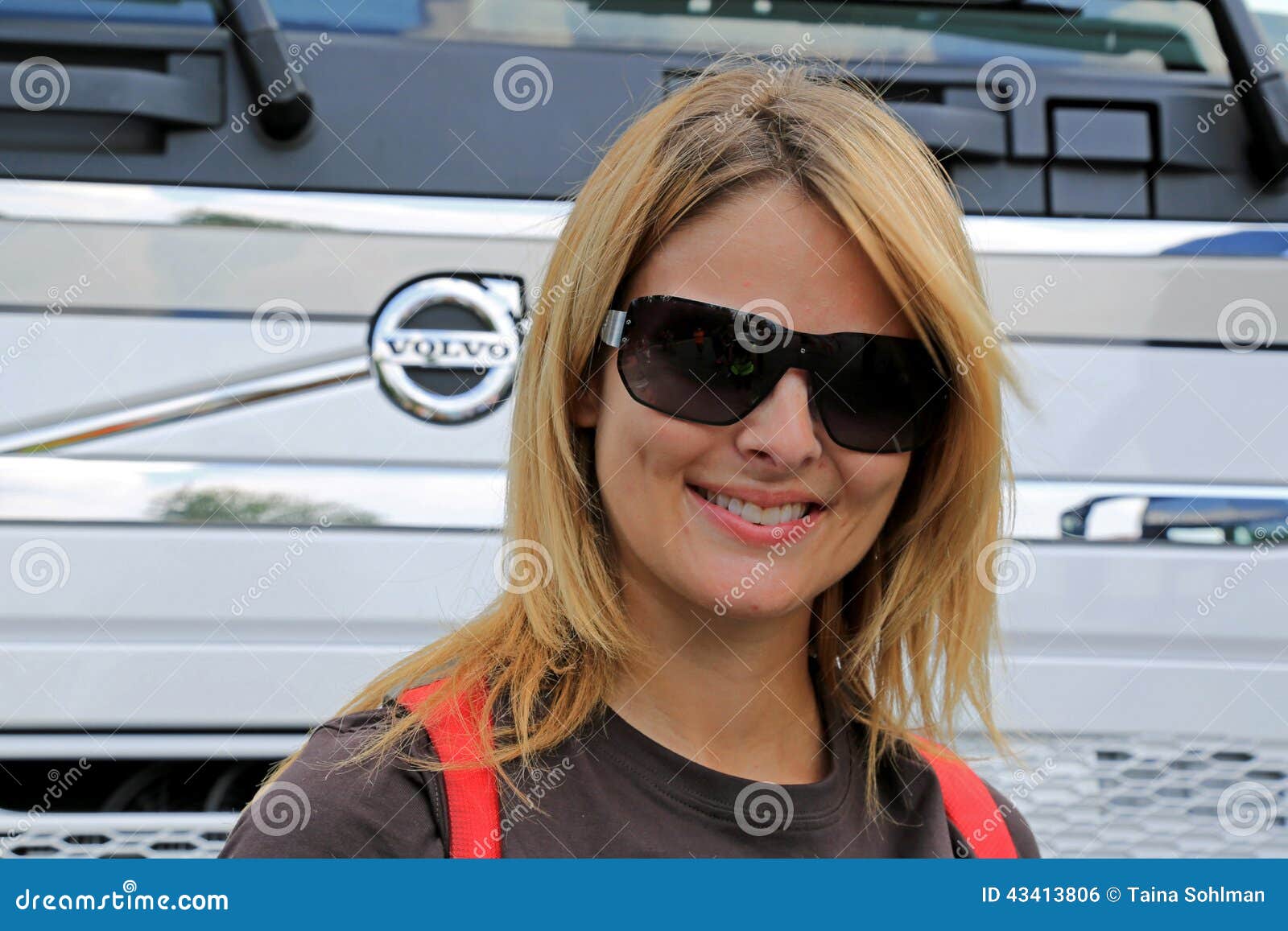 Lisa Kelly Greets Fans in Finland Royalty Free Stock Image - lisa-kelly-greets-fans-finland-lempaala-august-ice-road-trucker-tv-personality-stops-lempaala-to-greet-special-guest-43413806