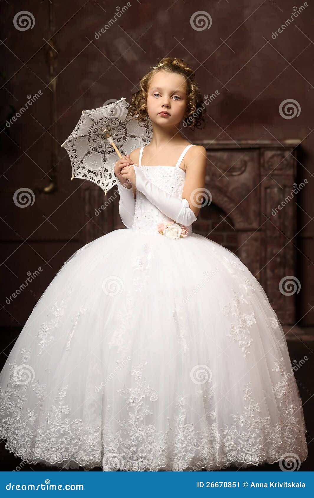 wedding dress for little girls