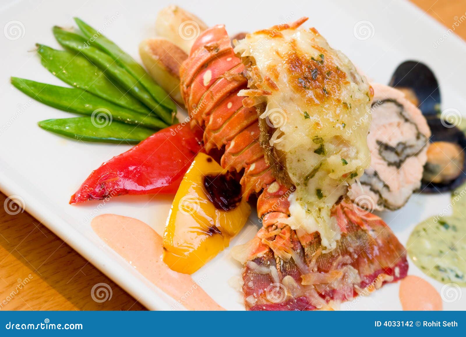 Lobster Dinner Stock Photography - Image: 4033142