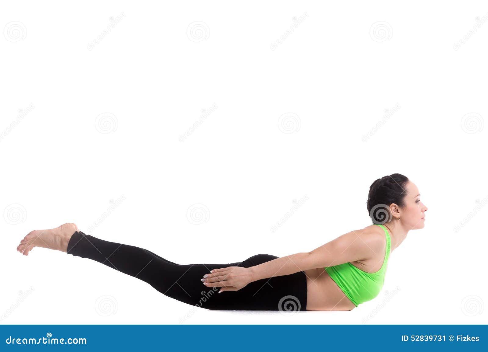 Locust Yoga Pose Stock Photo - Image: 52839731