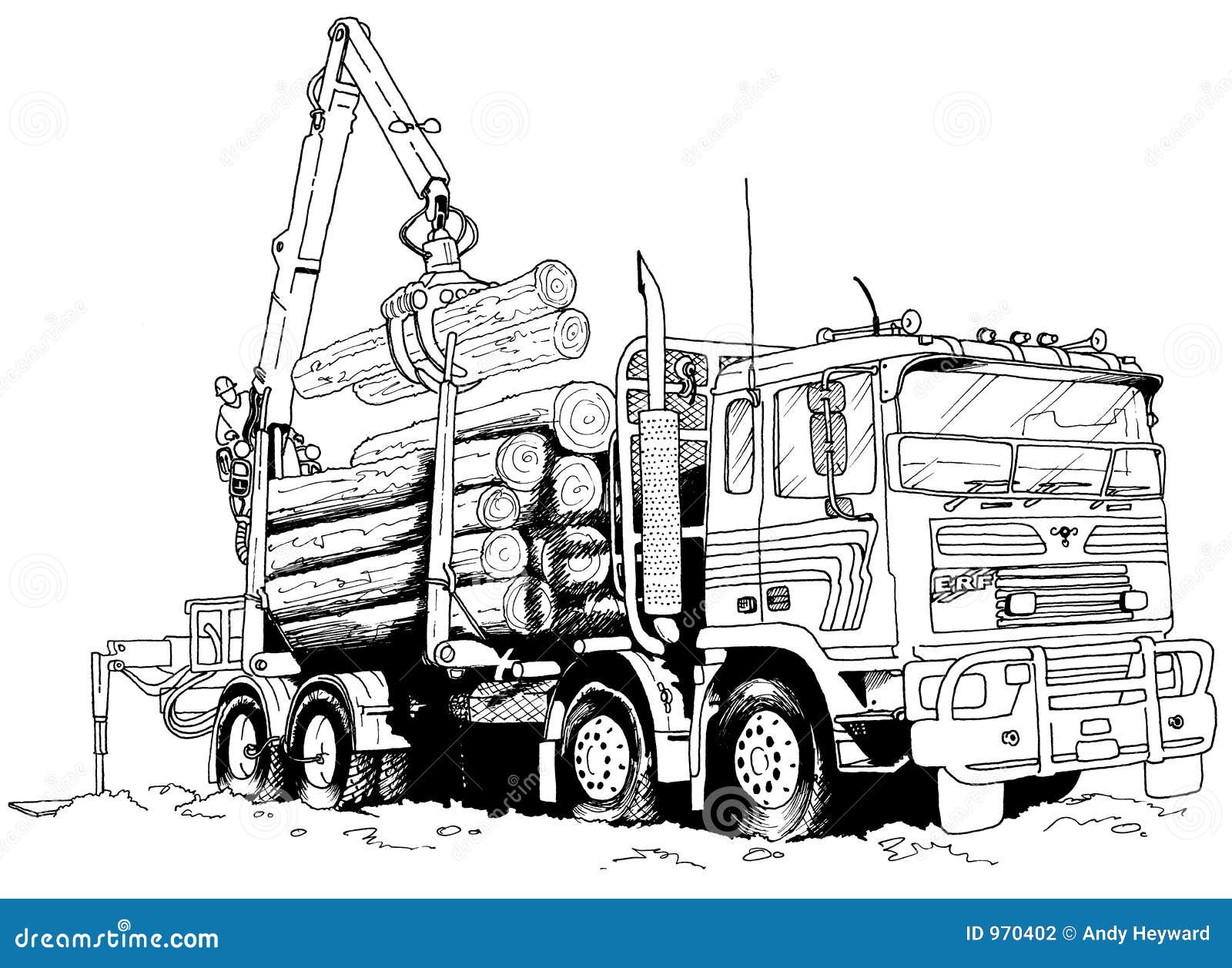 Logging Truck Stock Photography Image 970402