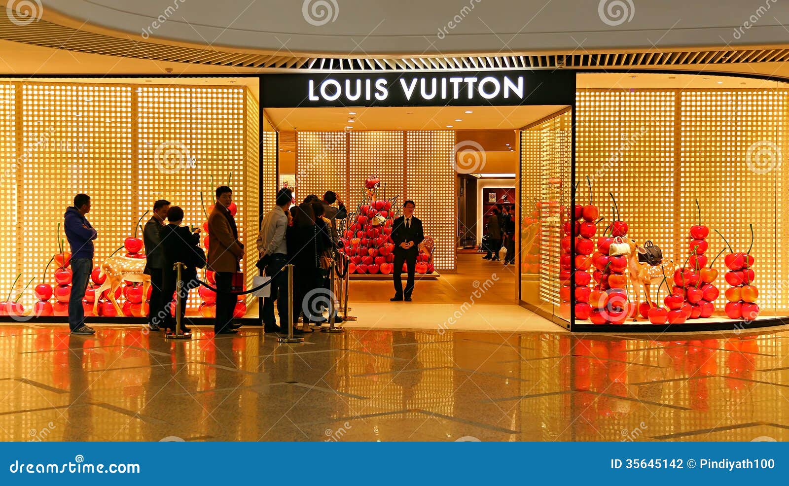 Louis Vuitton Fashion Boutique Editorial Photography - Image: 35645142