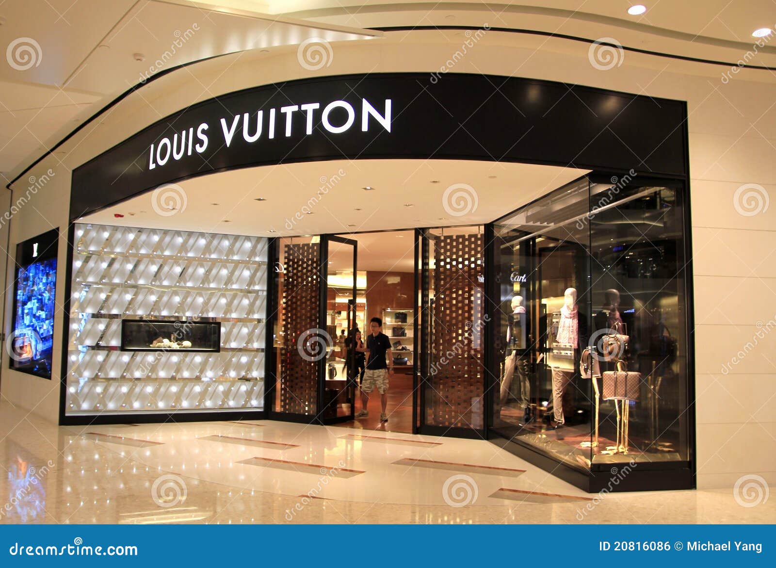 Louis Vuitton Shop In Shanghai Editorial Photo - Image: 20816086
