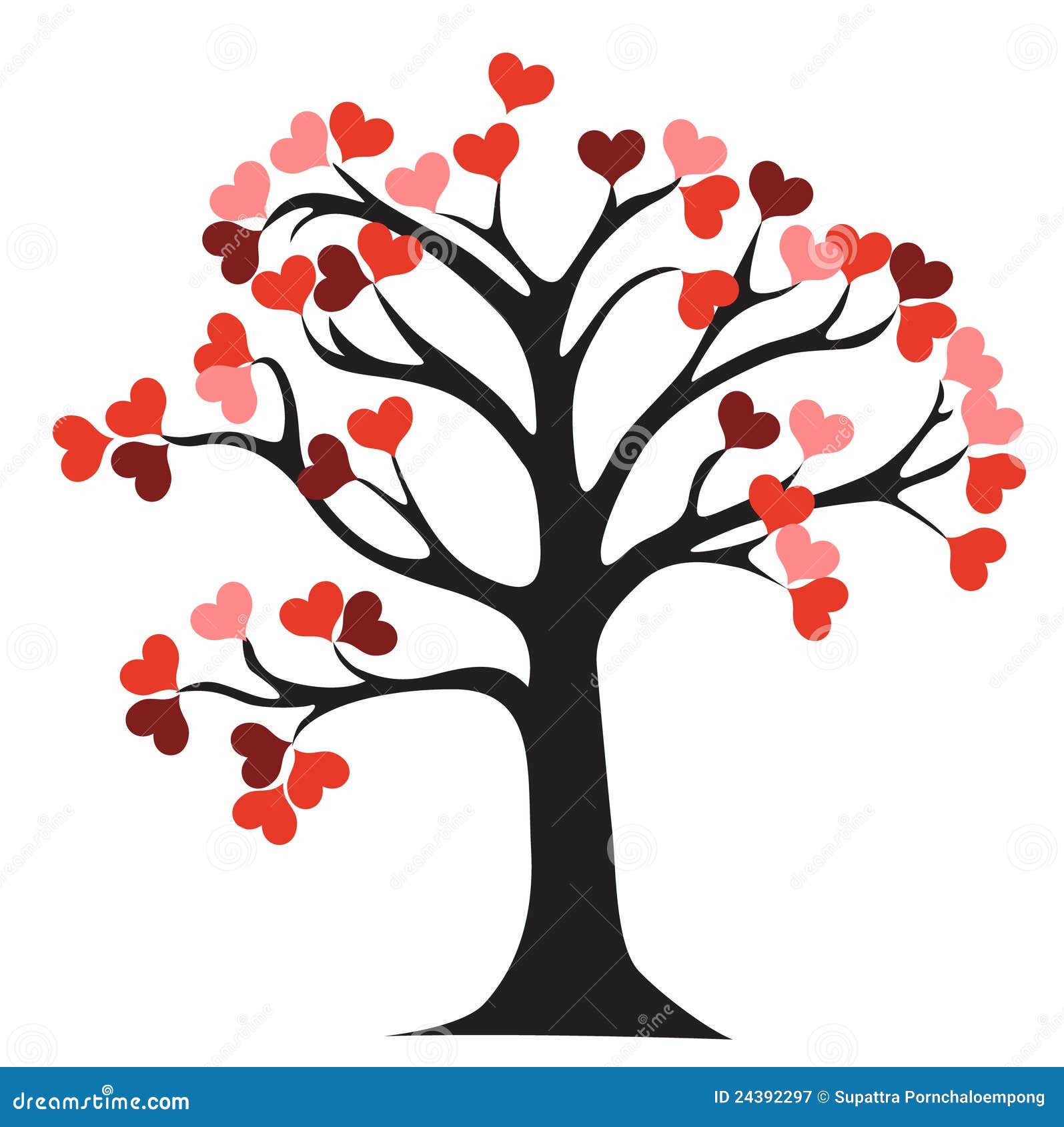 Love Tree Royalty Free Stock Photography - Image: 24392297