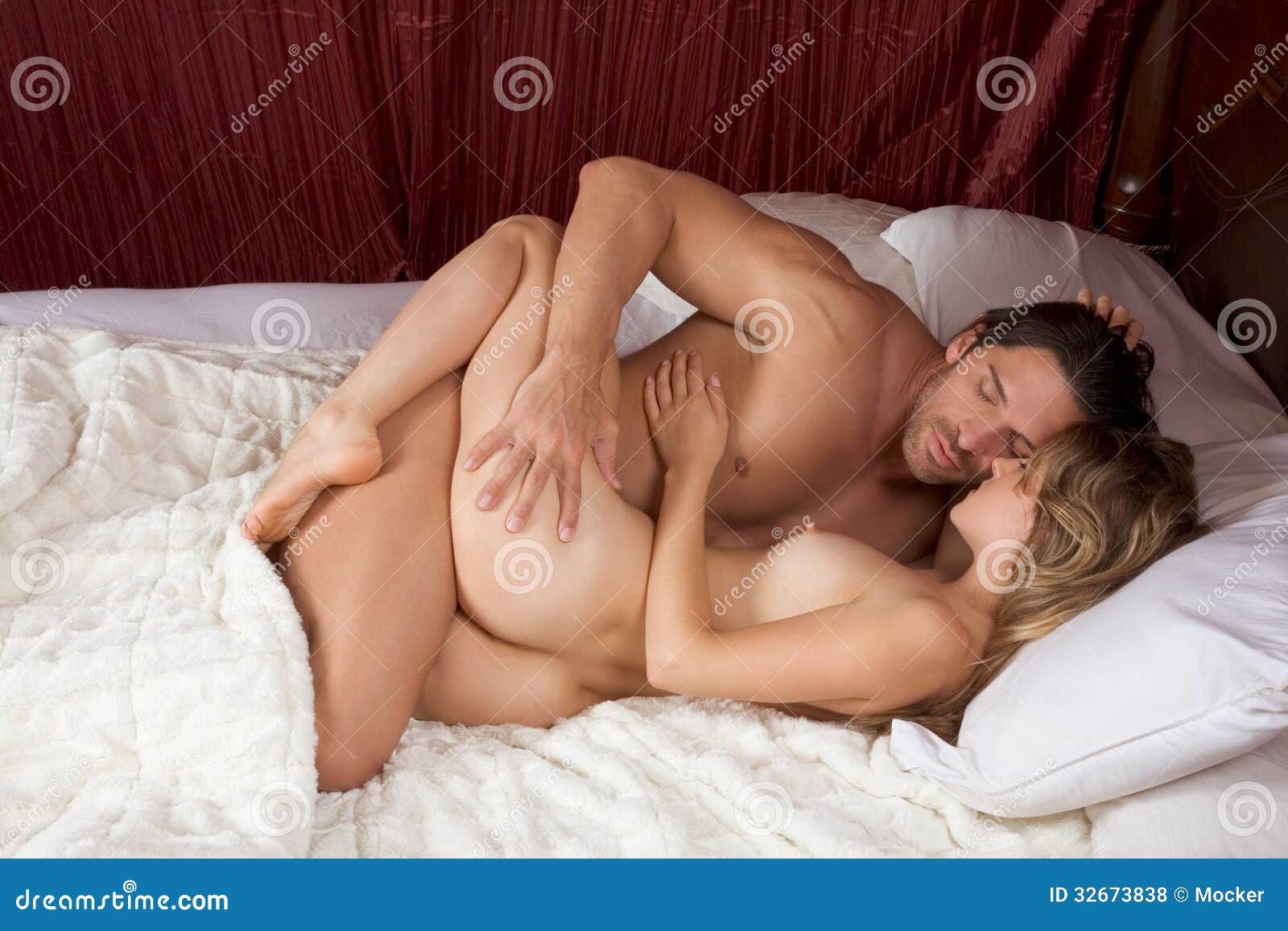 couple love Hot in bed making