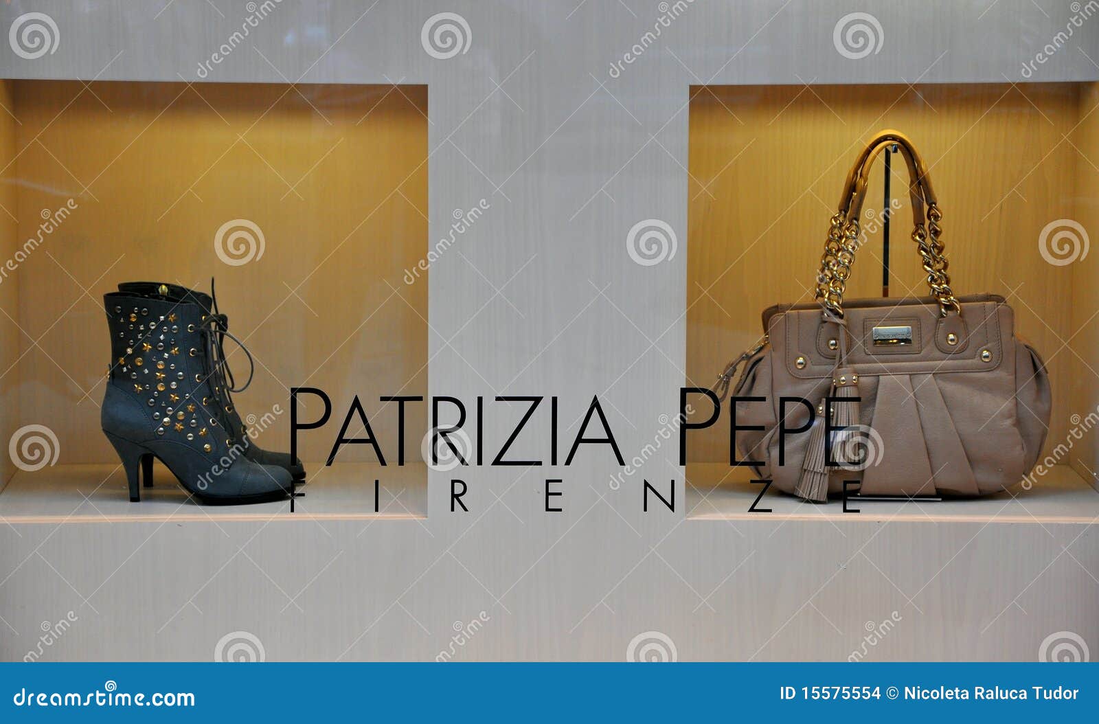 Patrizia Pepe Italian fashion store in Florence, Italy . Shop window ...