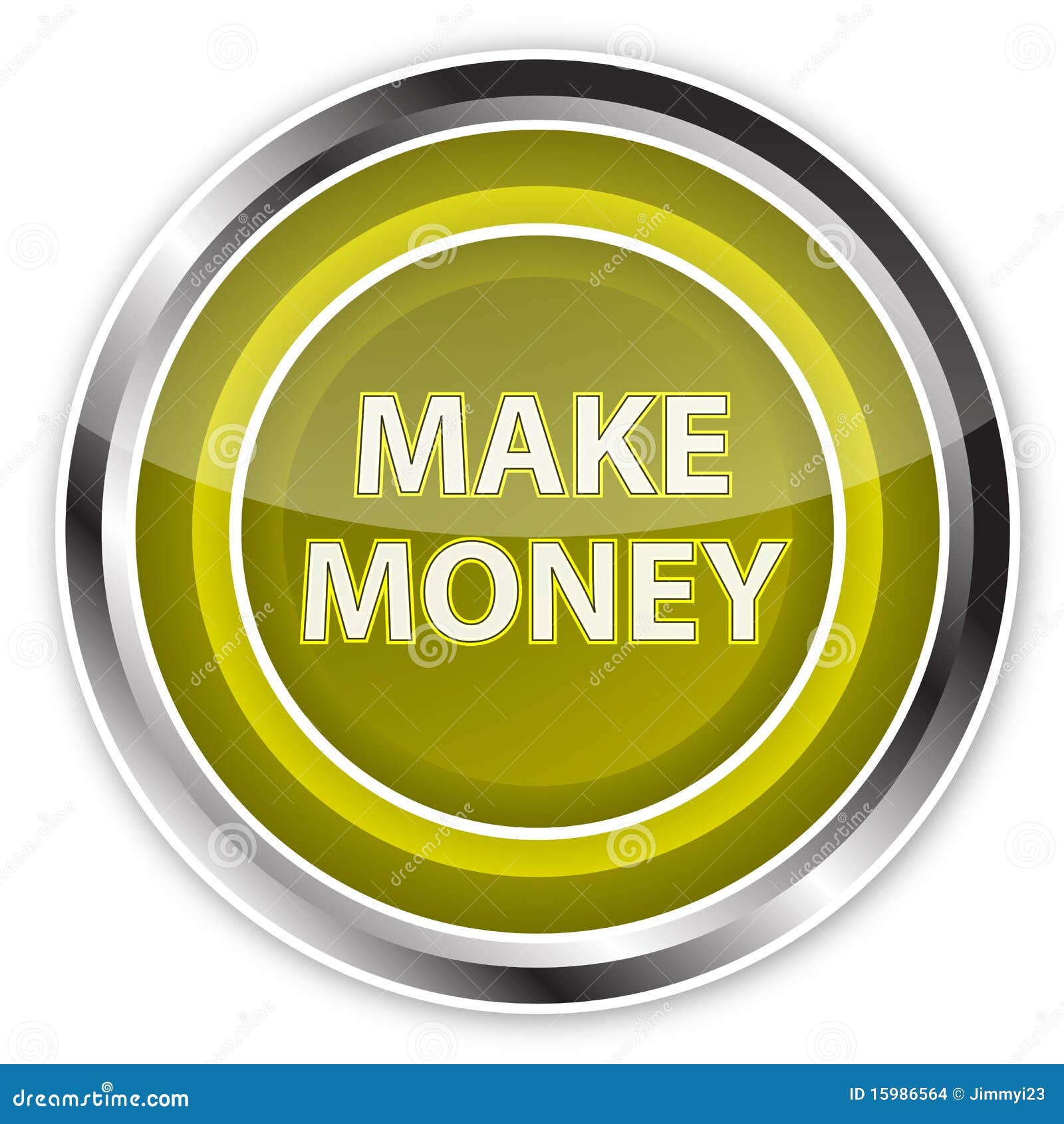 Make Money Button Stock Images Image 15986564