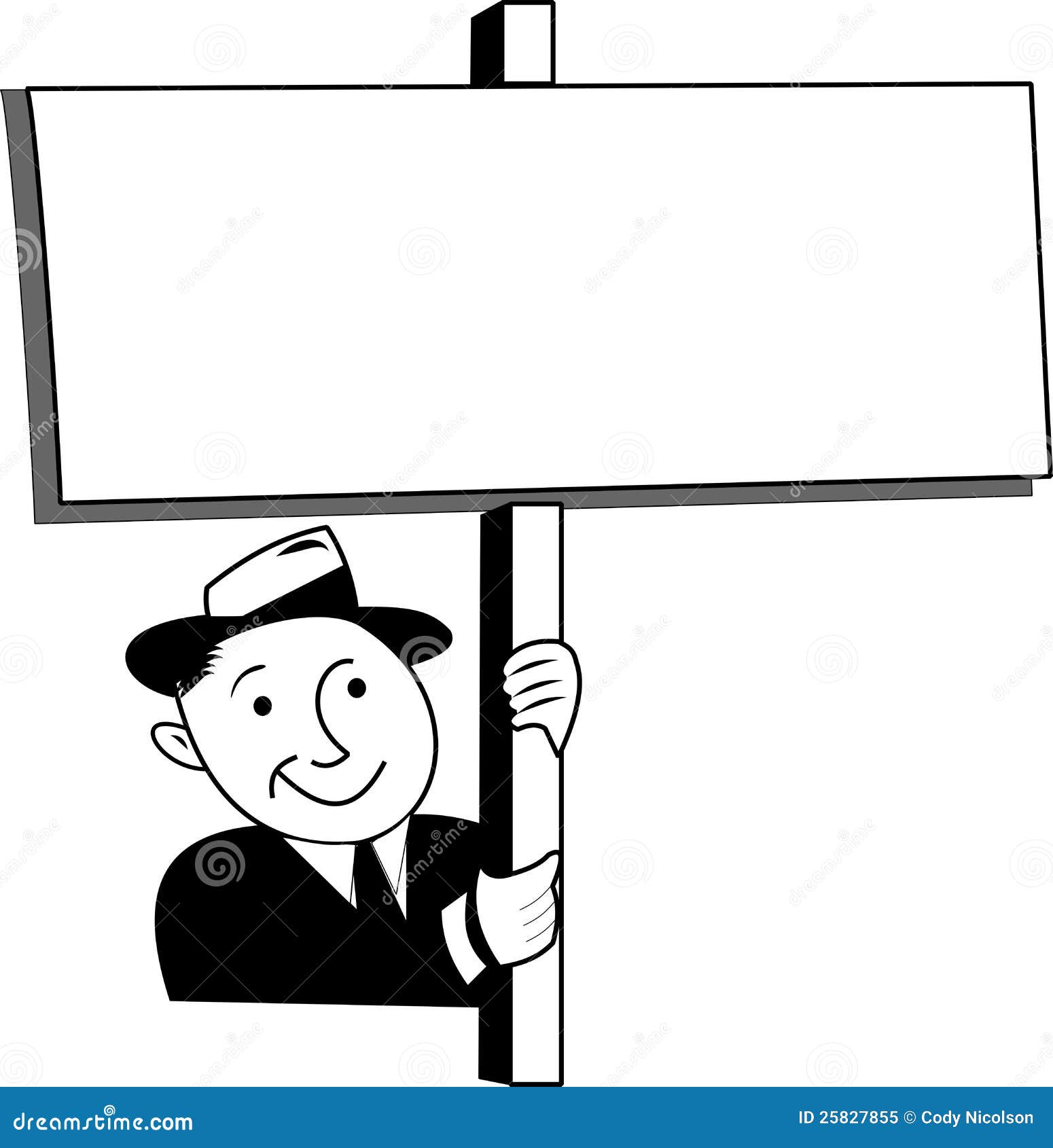 clipart man holding sign - photo #33