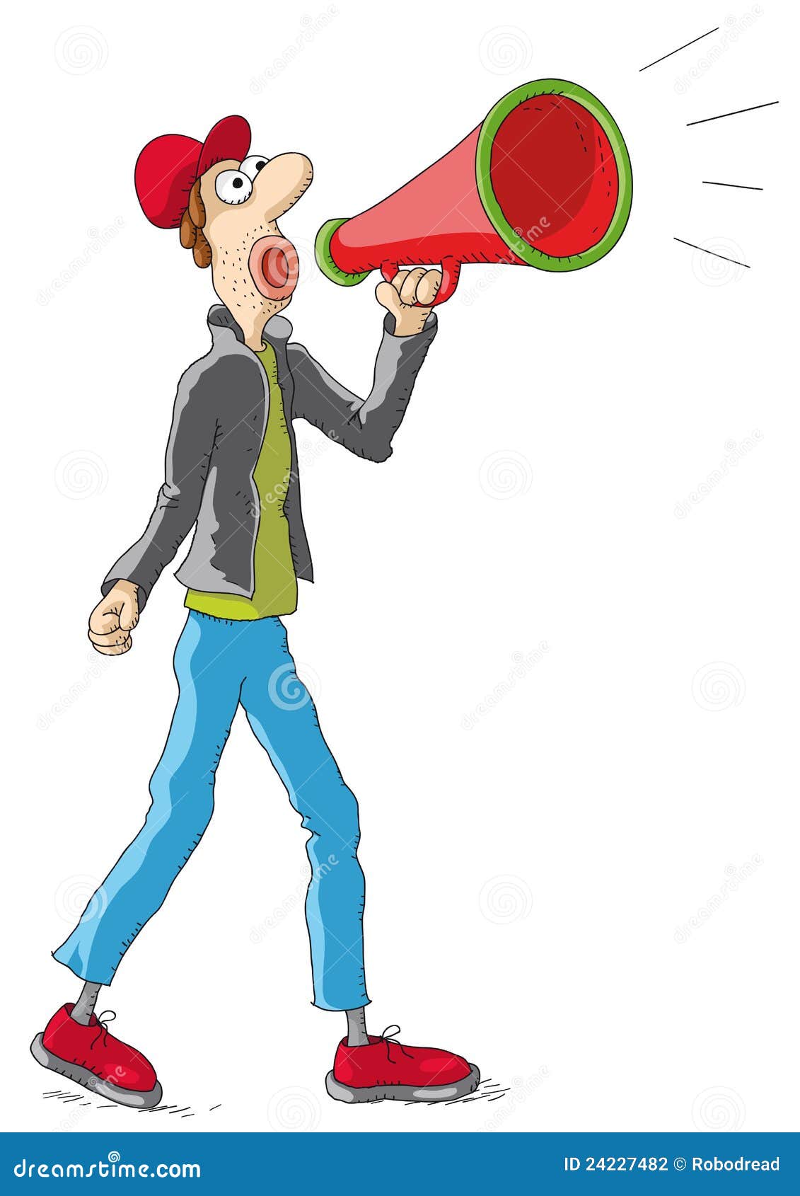 clipart man with megaphone - photo #14