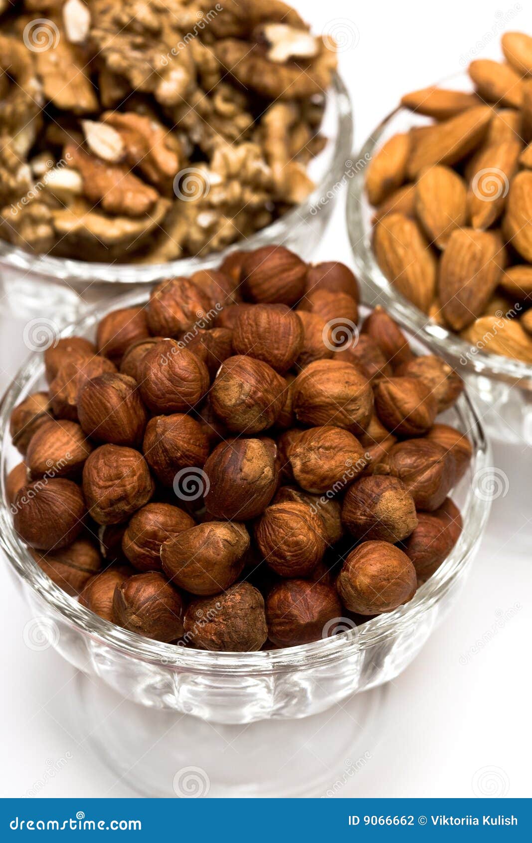 Many Nuts In Glass Bowls Many Nuts In Bowls Stock Photography Image 9066662