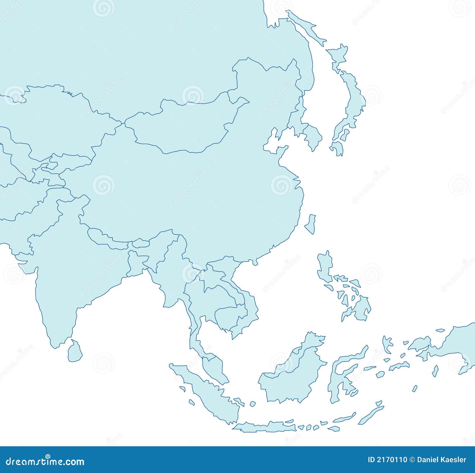 clipart map of asia - photo #6