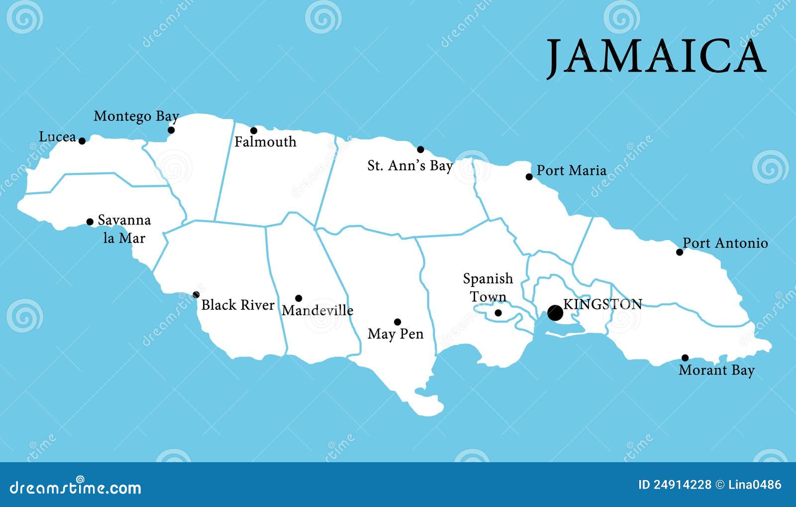 clipart map of jamaica - photo #3