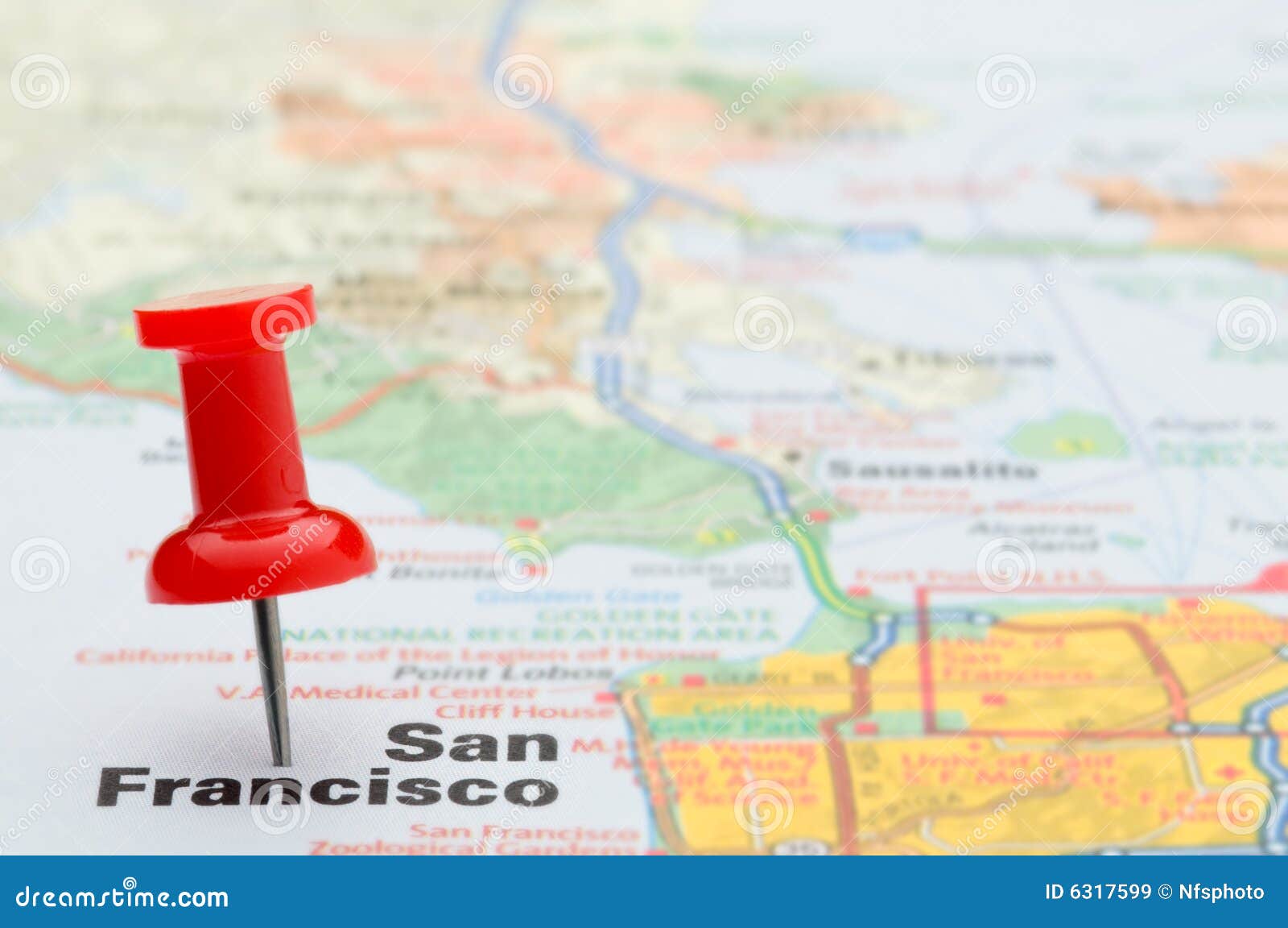 Marca Roja San Francisco Del Pasador En Correspondencia ...