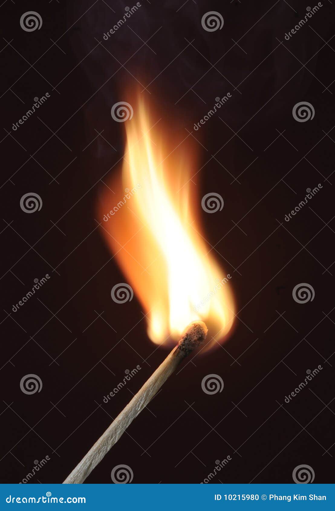 Match Fire Stock Photo Image 10215980