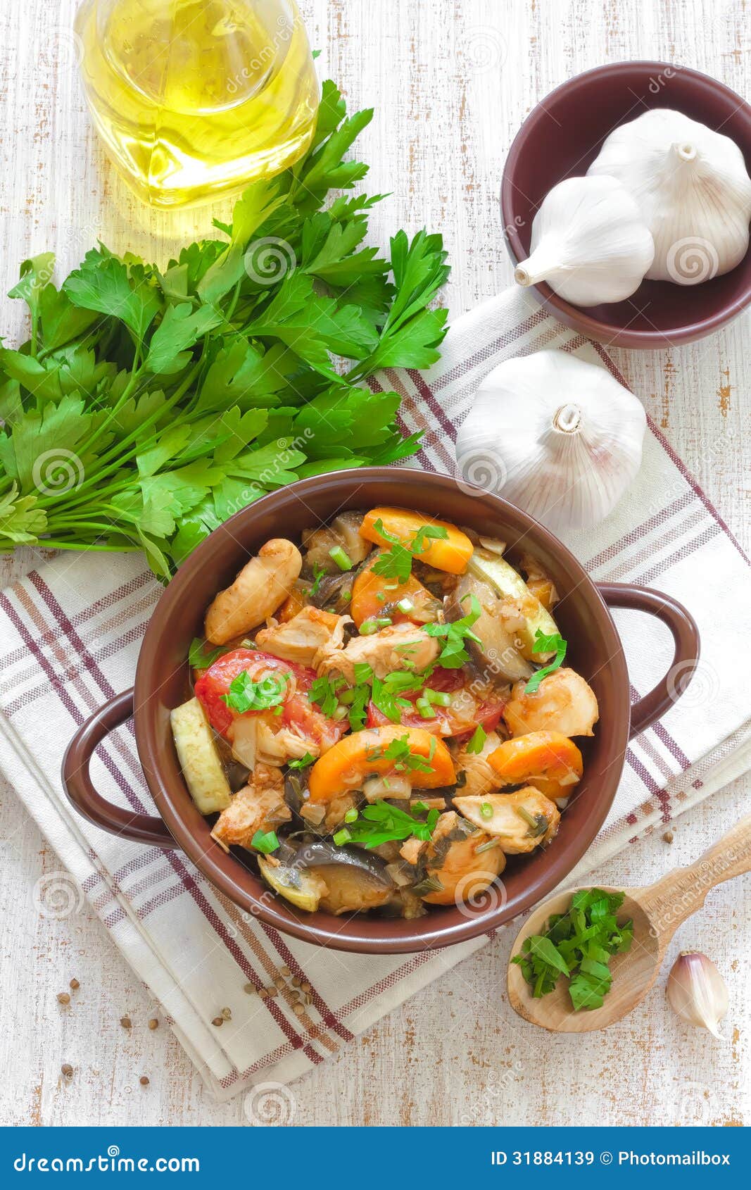 Meat With Vegetables Stock Image Image Of Cooked Baked