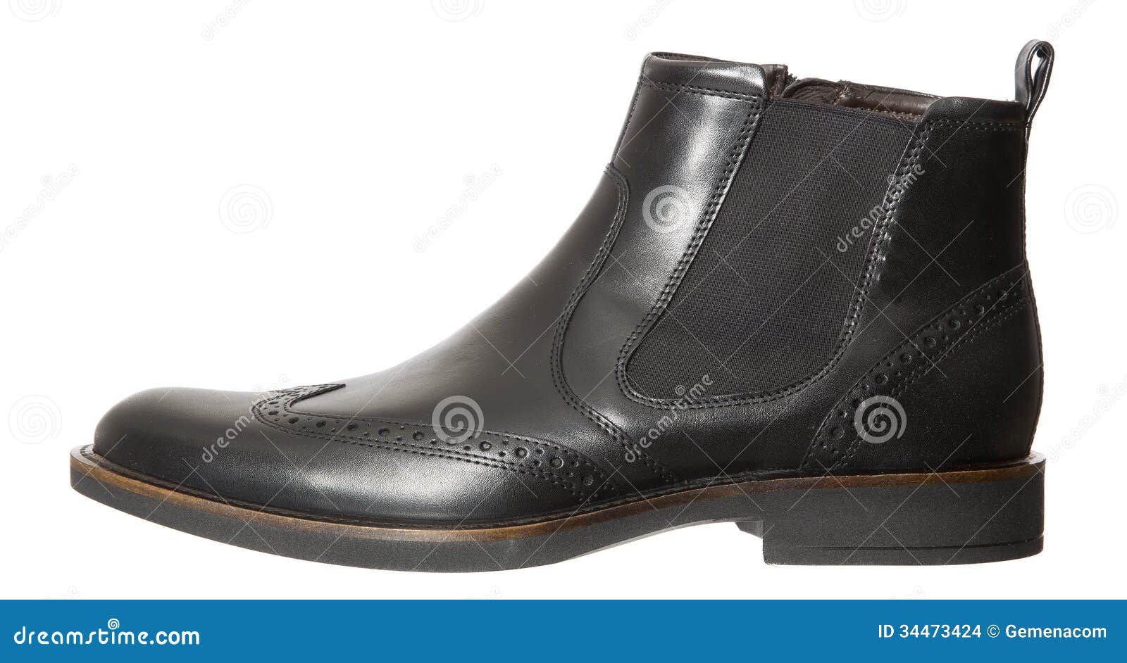 Mens shoe isolated on white background