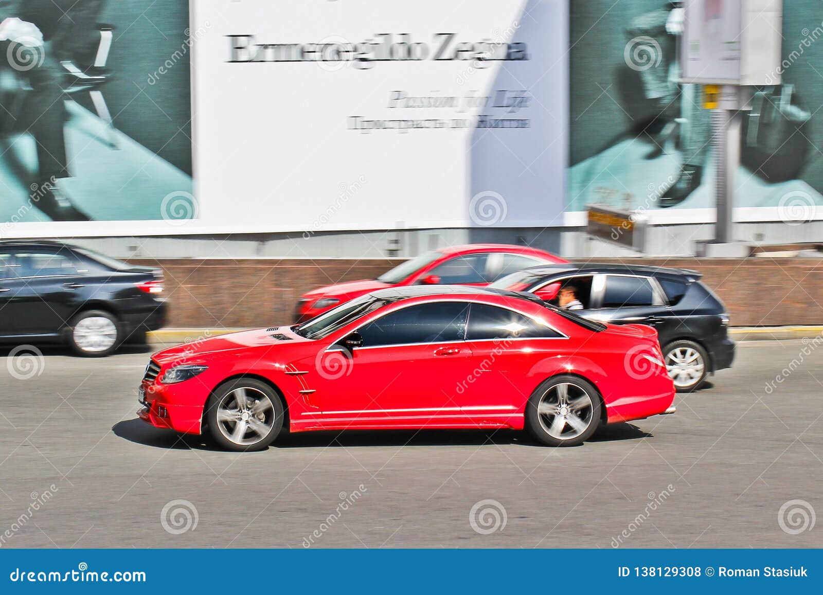 April Kiev Ukraine Mercedes Benz Cl In The City Editorial Stock Photo Image Of