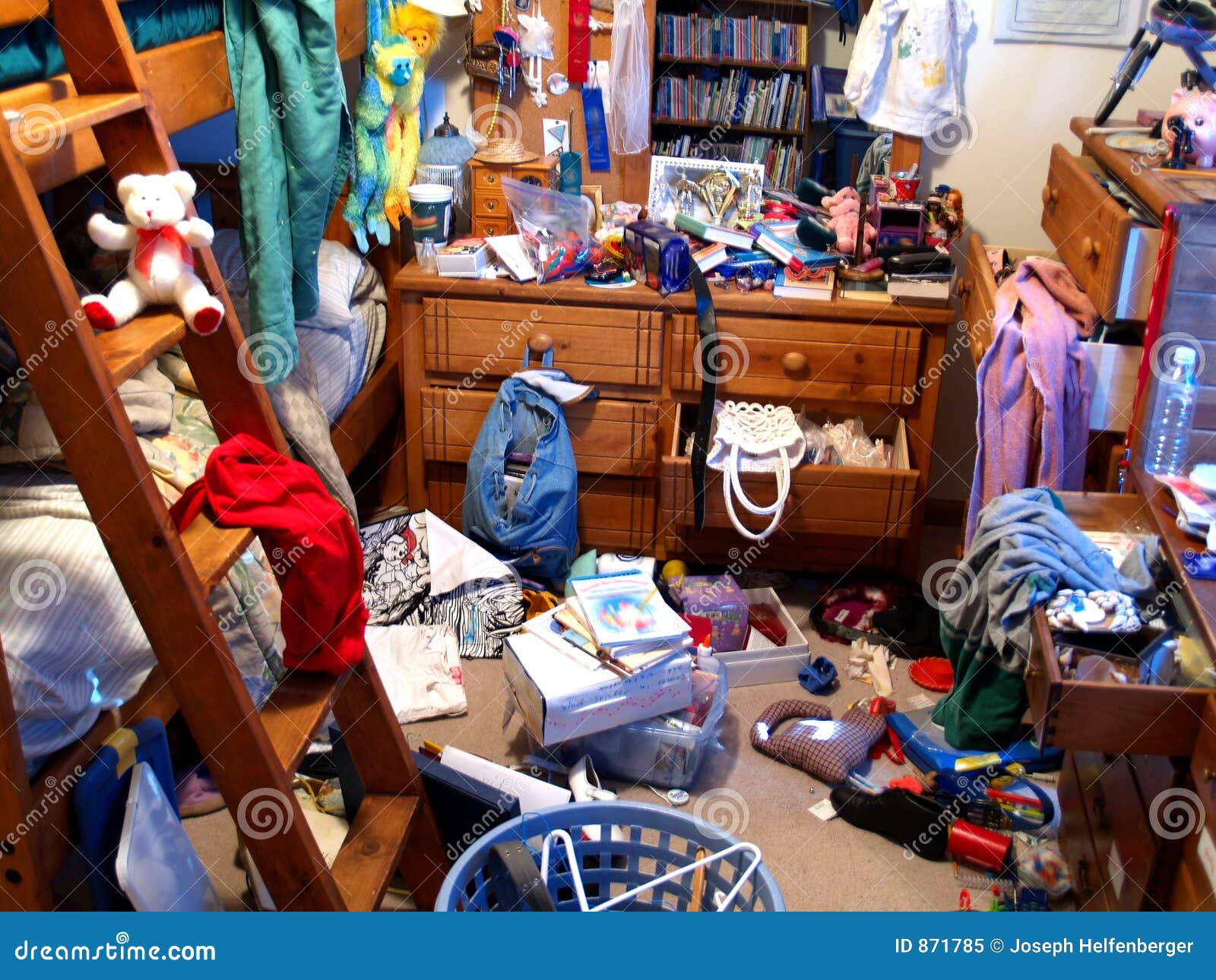 Messy Bedroom Royalty Free Stock Photo - Image: 871785
