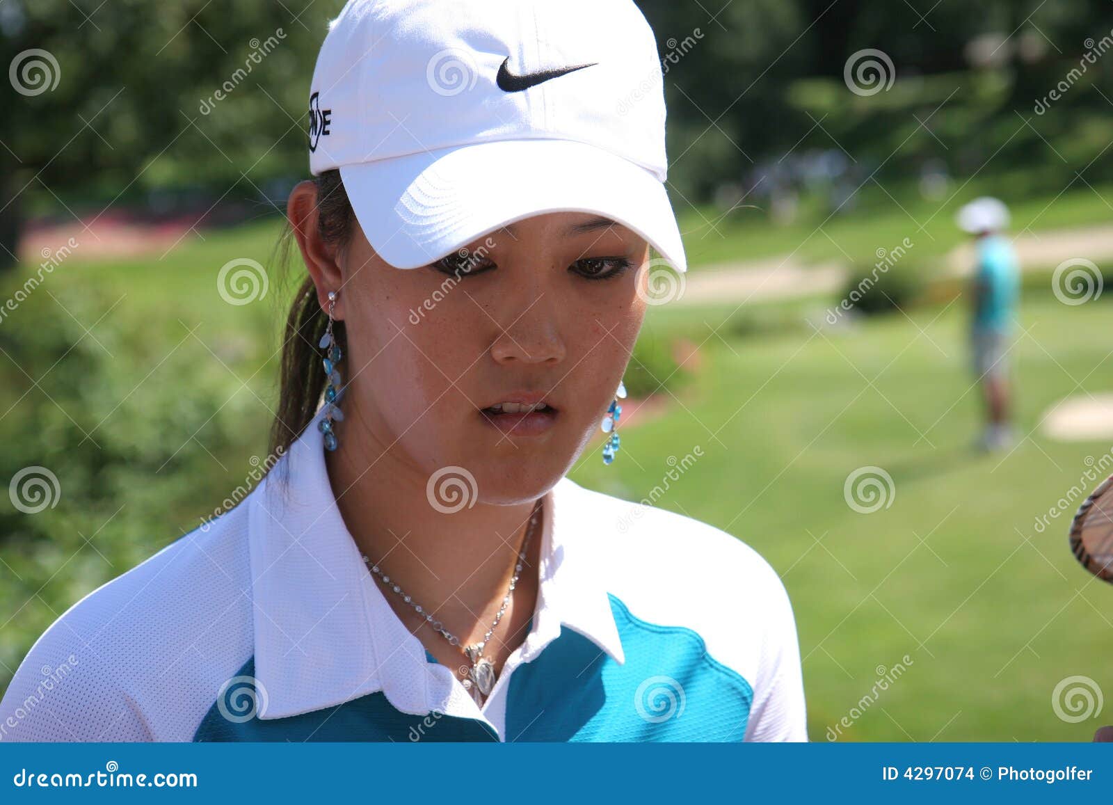 Michelle Wie at Evian masters 2007 Editorial Stock Image - michelle-wie-evian-masters-2007-4297074