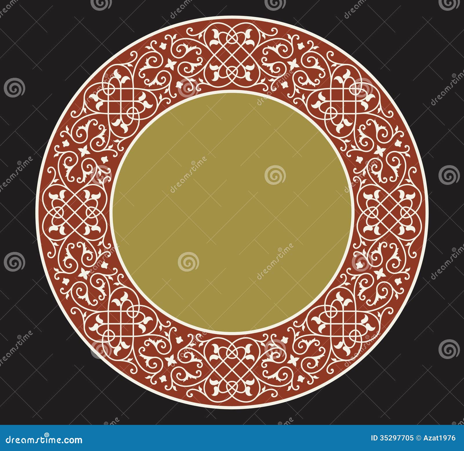 Milan Saucer Ornament Two Royalty Free Stock Photo - Image: 35297705