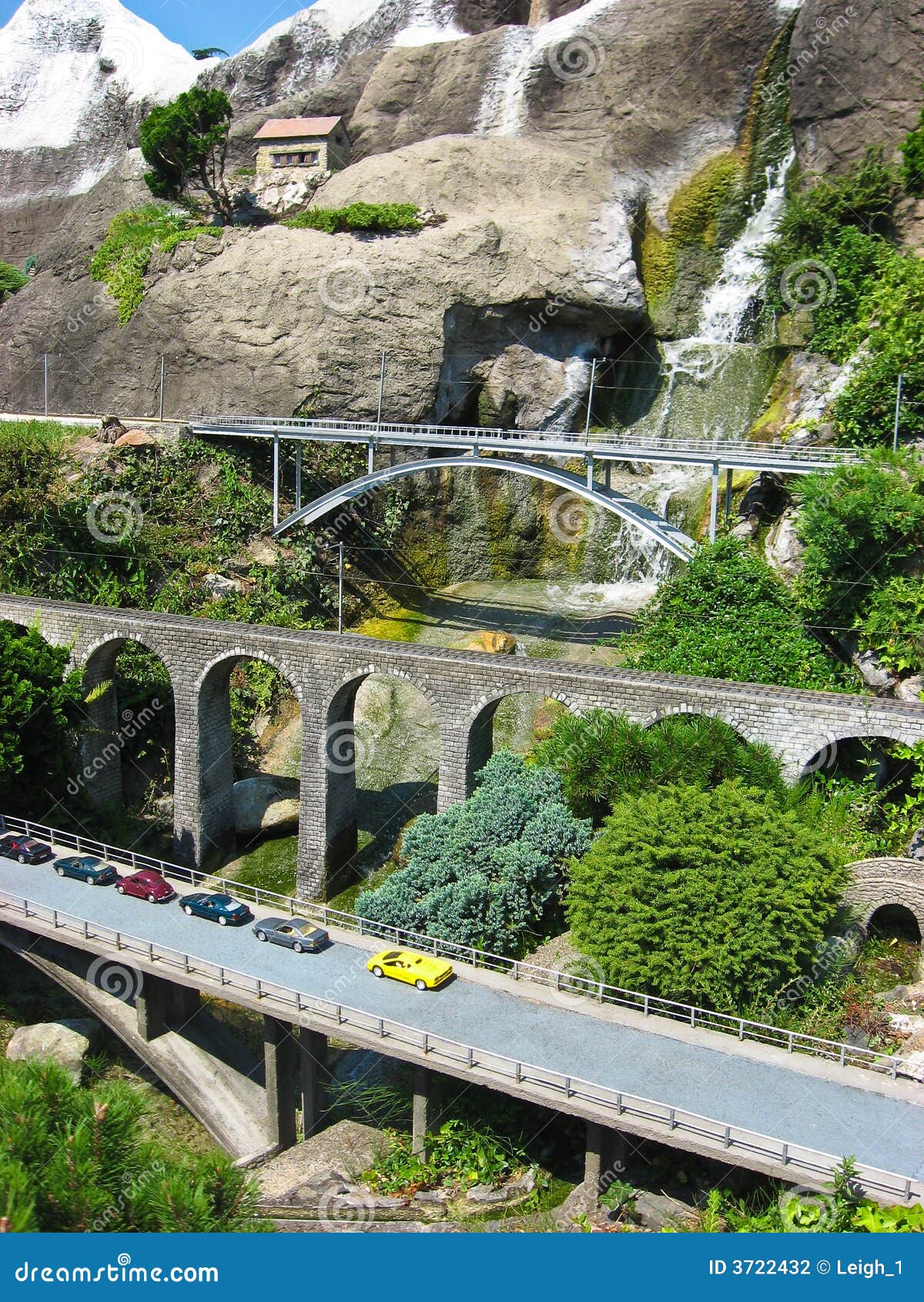 Miniatur Swiss, Famous Buildings In Switzerland Stock Photography 