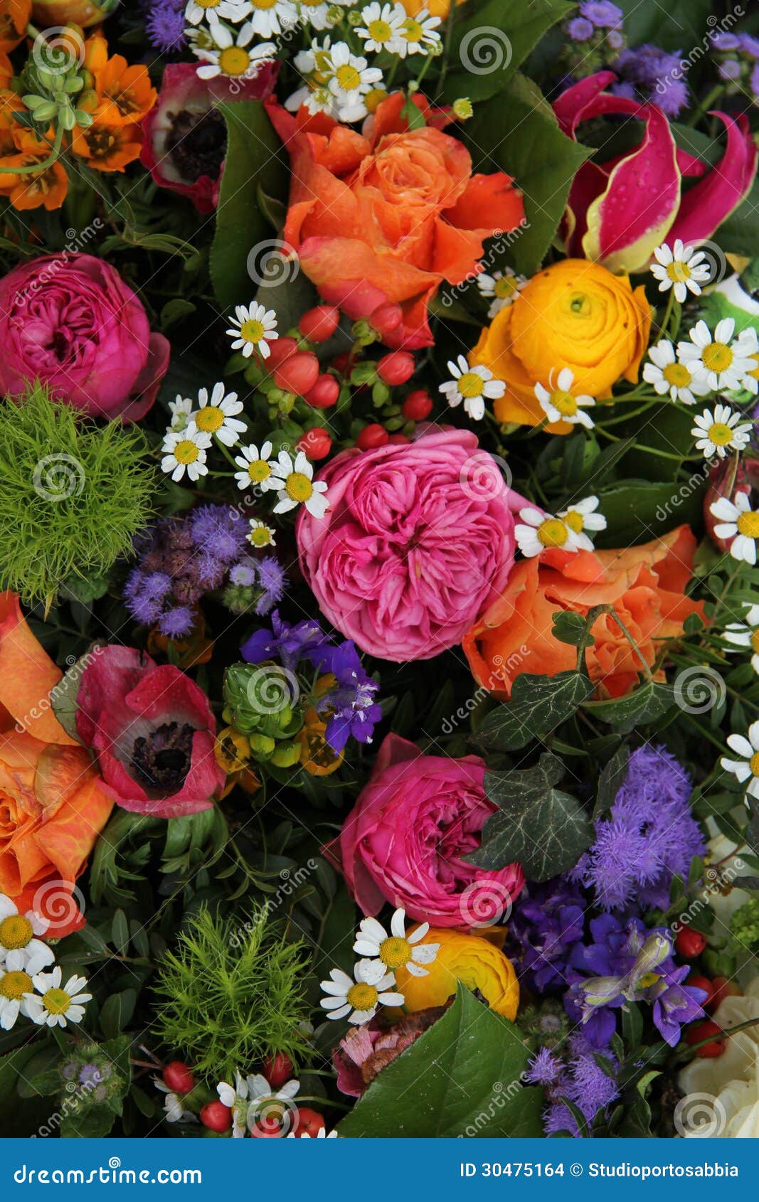 Mixed Spring Bouquet Stock Images - Image: 30475164