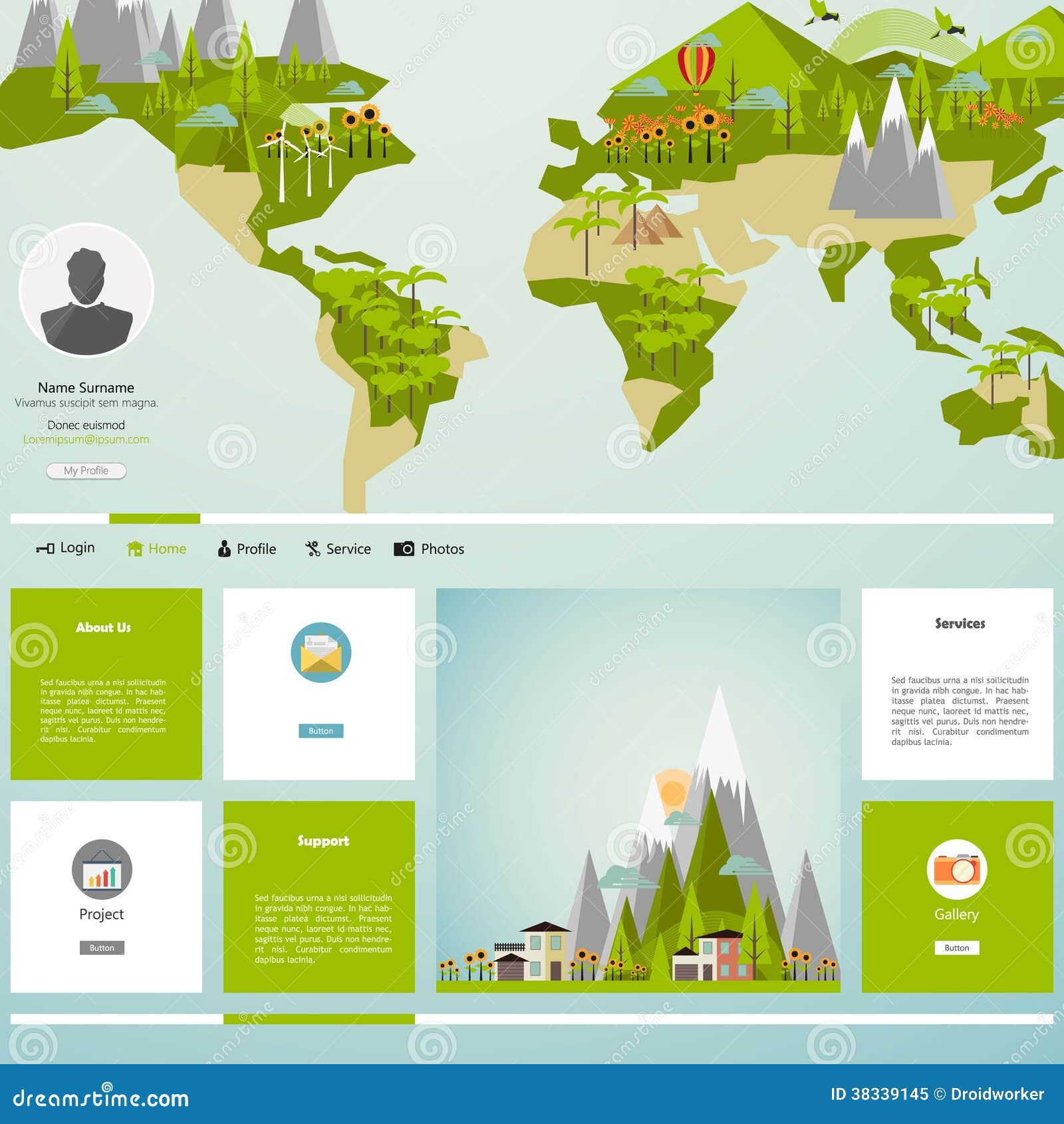 Earth Website Templates