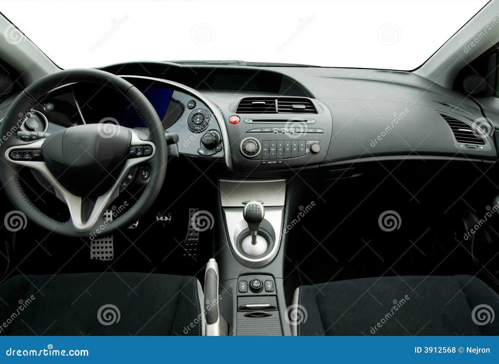 Modern Sport Car Interior Royalty Free Stock Photos  Image: 3912568