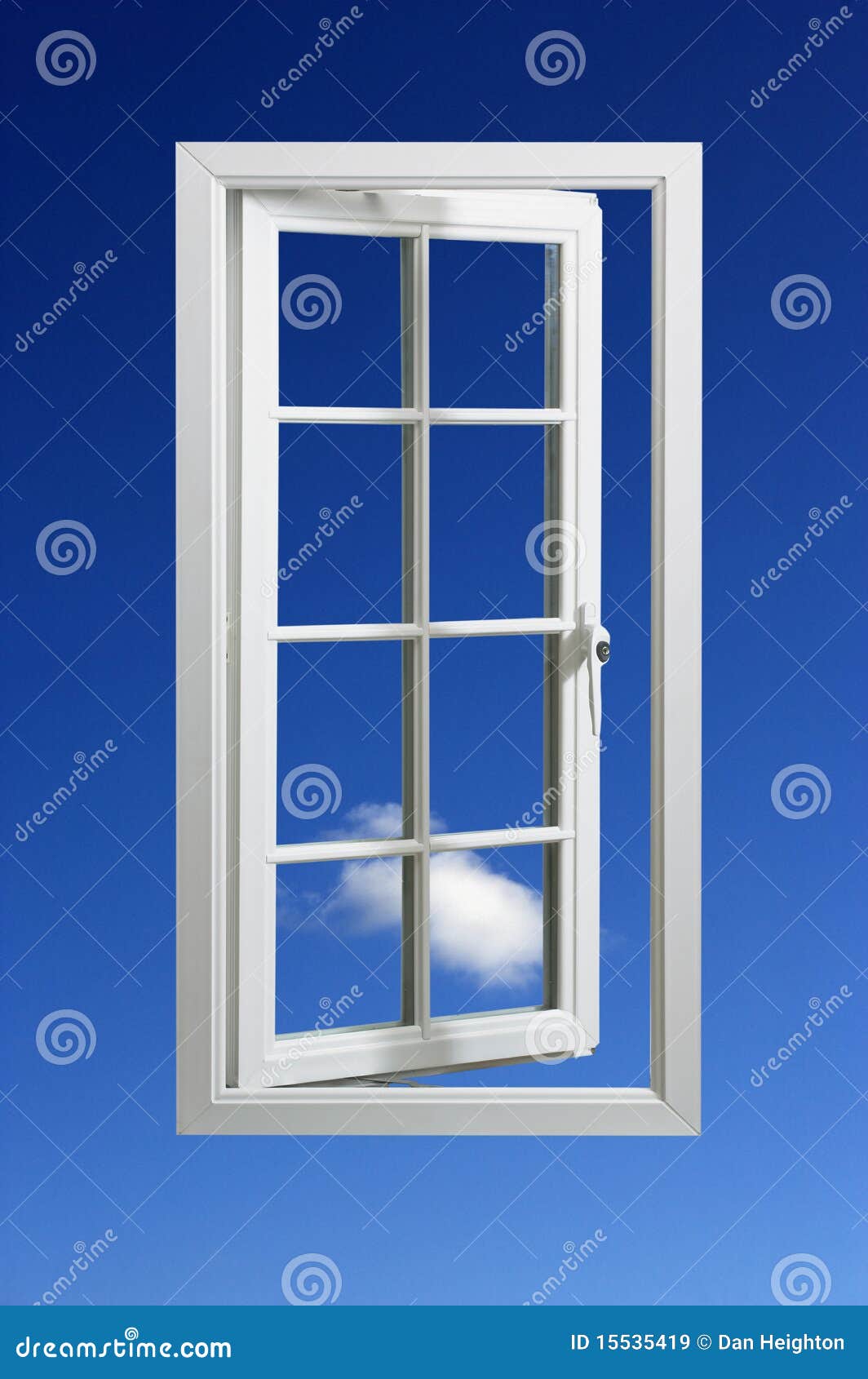 More similar stock images of ` Modern white window frame in blue sky `