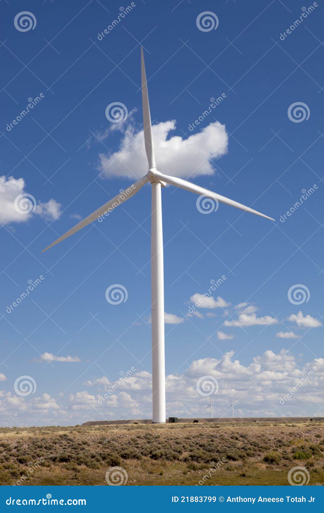 Modern Wind Turbine Royalty Free Stock Images - Image: 21883799