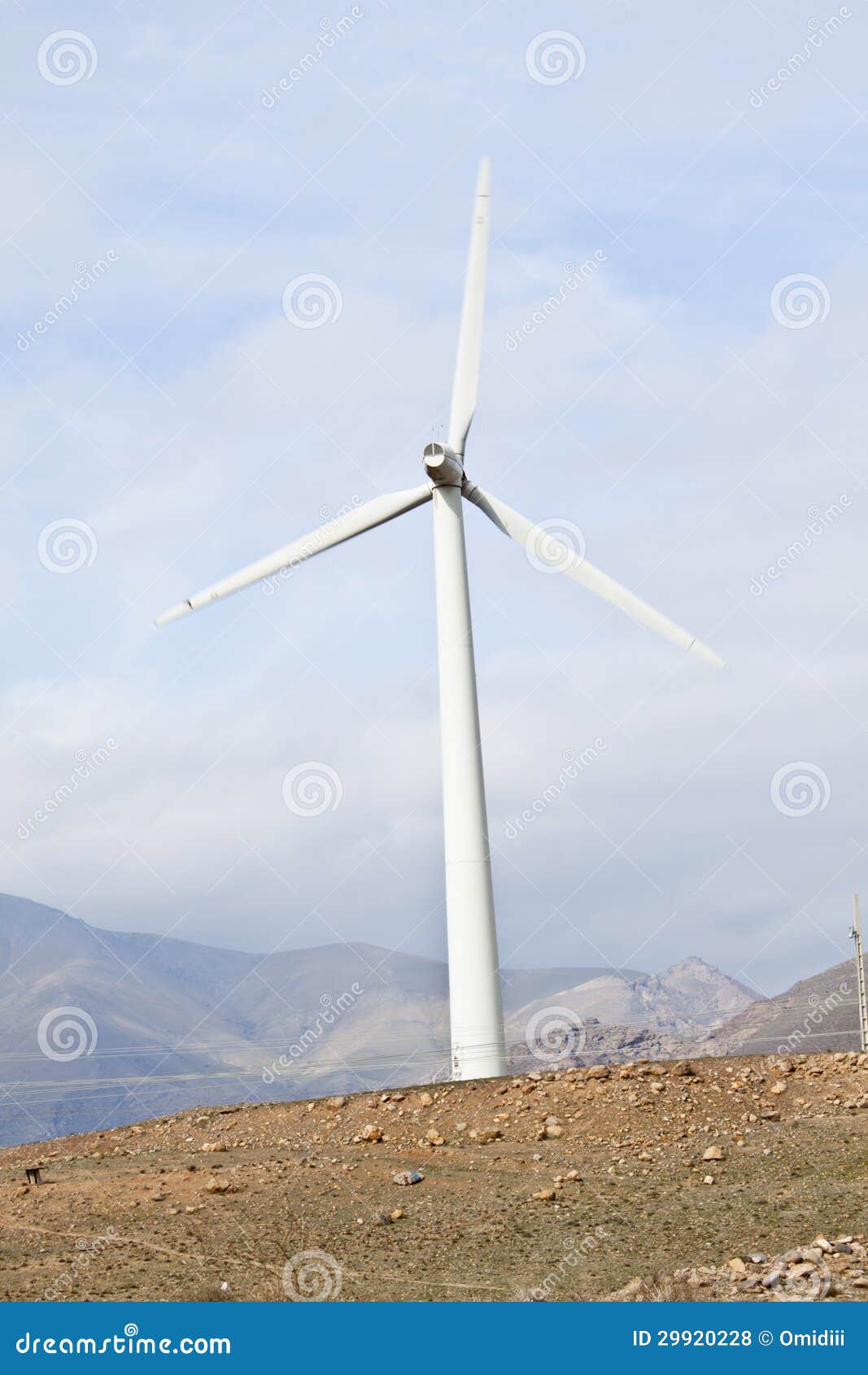 Windmill Turbine, Wind Power, Green Energy Royalty Free Stock Photos 