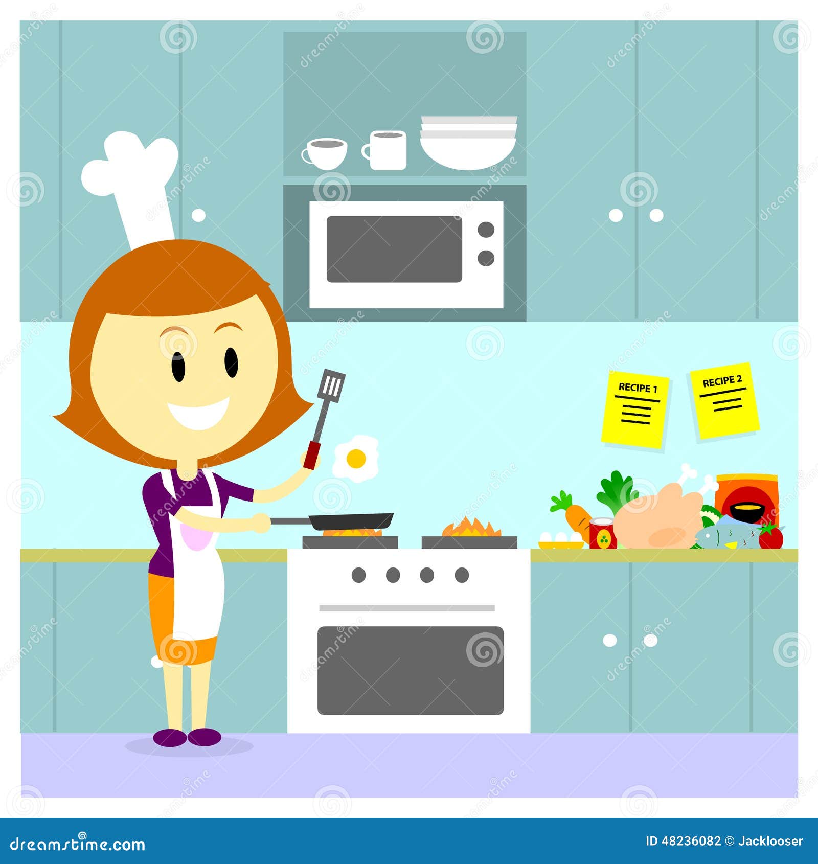 kitchen cartoon clipart - photo #46