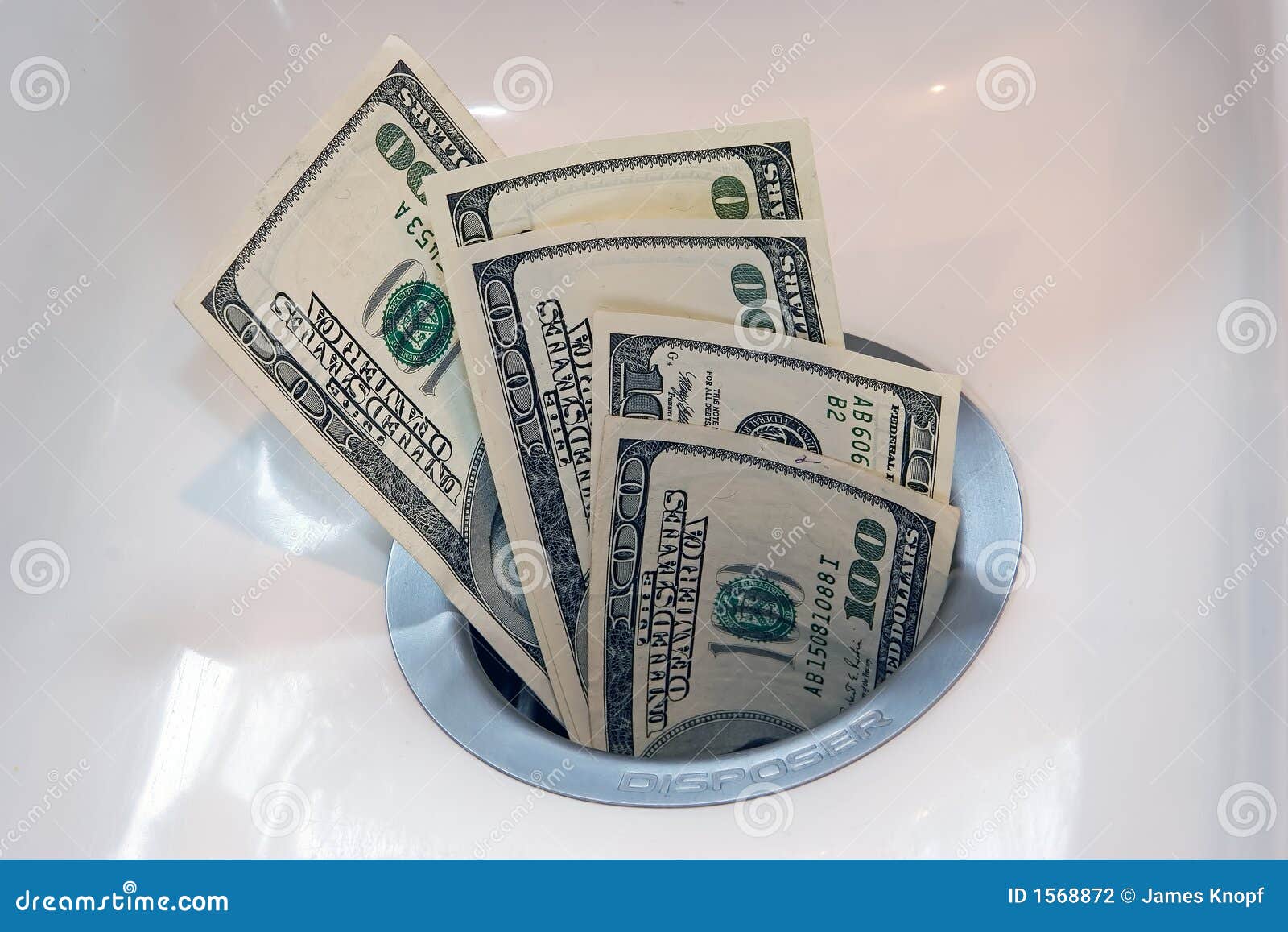 clipart of money going down the drain - photo #27