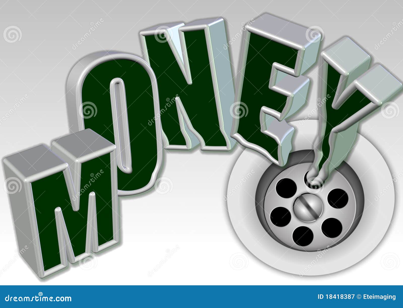 clipart of money going down the drain - photo #15